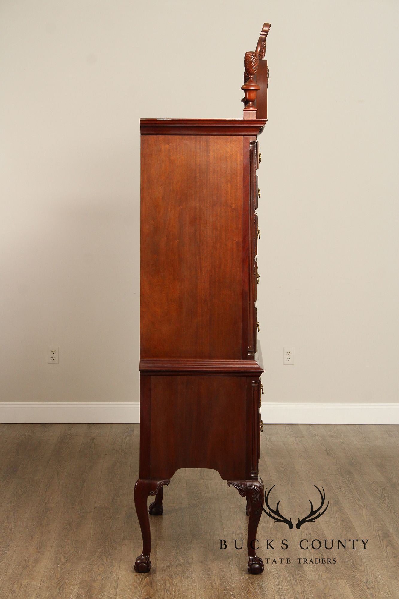 Councill Craftsmen Chippendale Style Mahogany Highboy