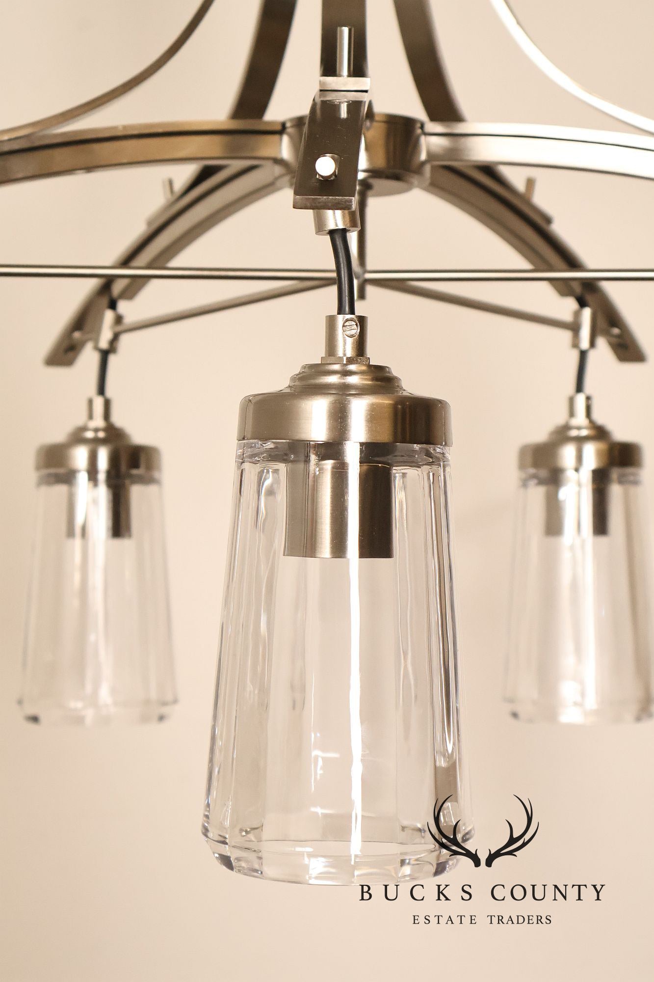 Minka-Lavery 'Poleis' Brushed Nickel Five-Light Chandelier
