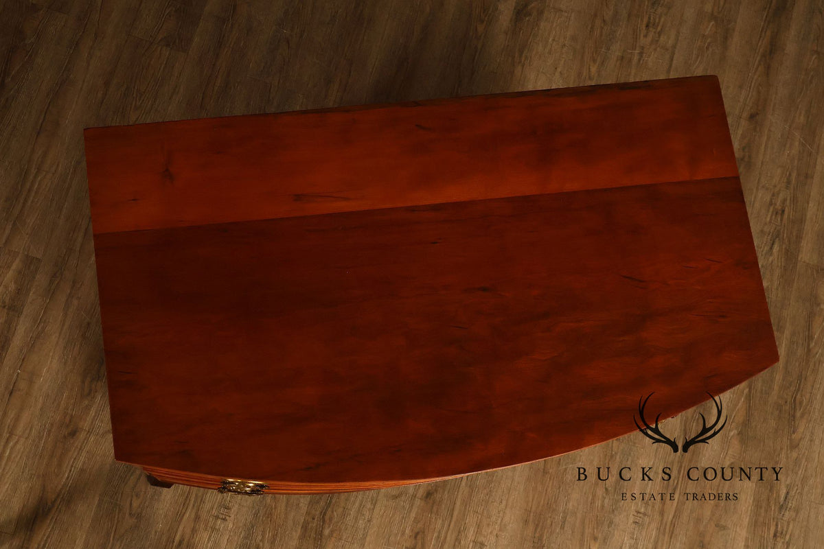 Federal Style Mahogany Bow Front Chest of Drawers