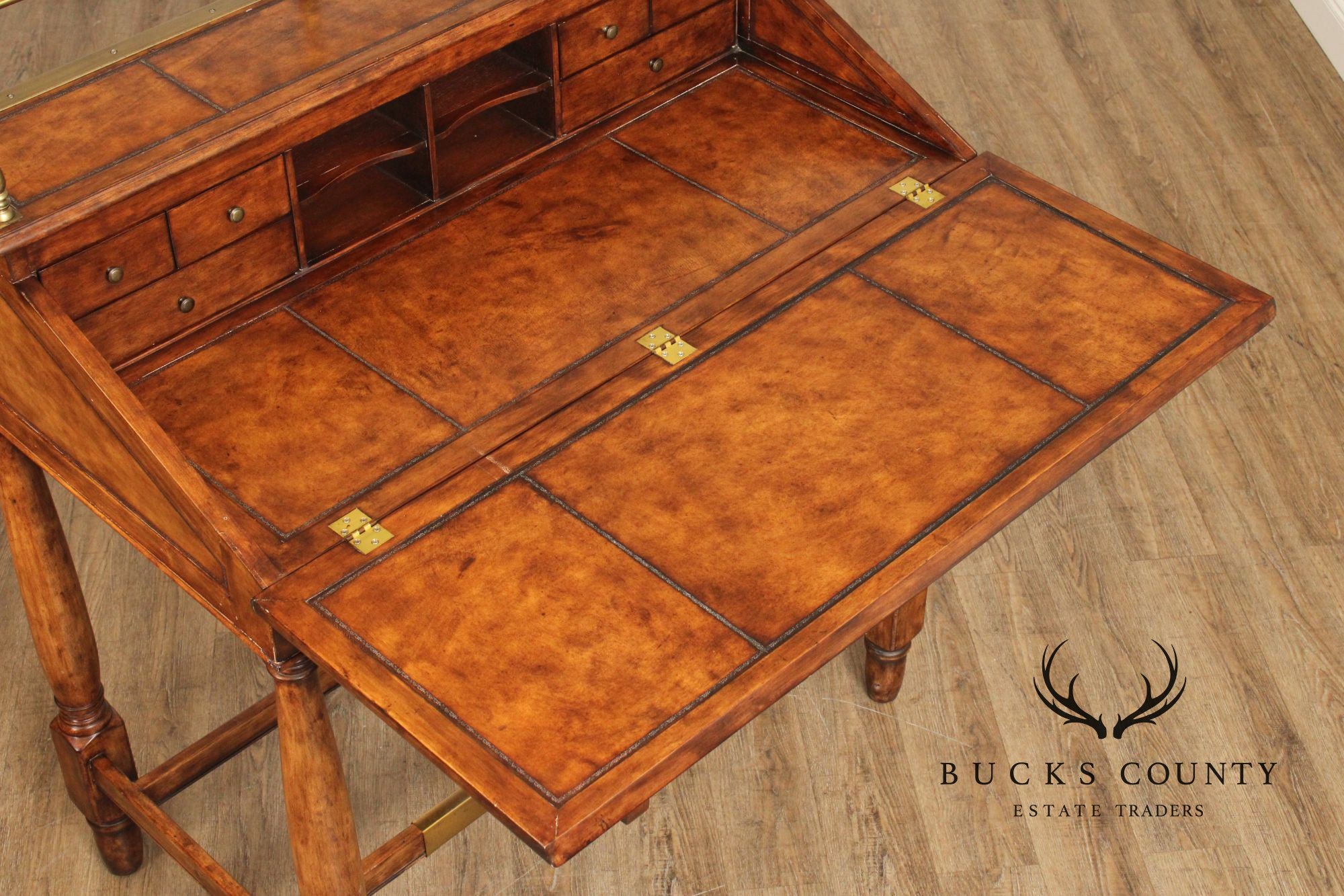 Thomasville Ernest Hemingway Slant Front Writing Desk and Chair