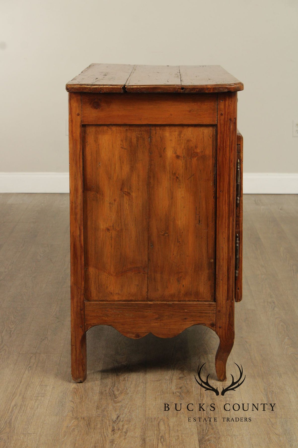 Antique Country French Pine Two Door Sideboard