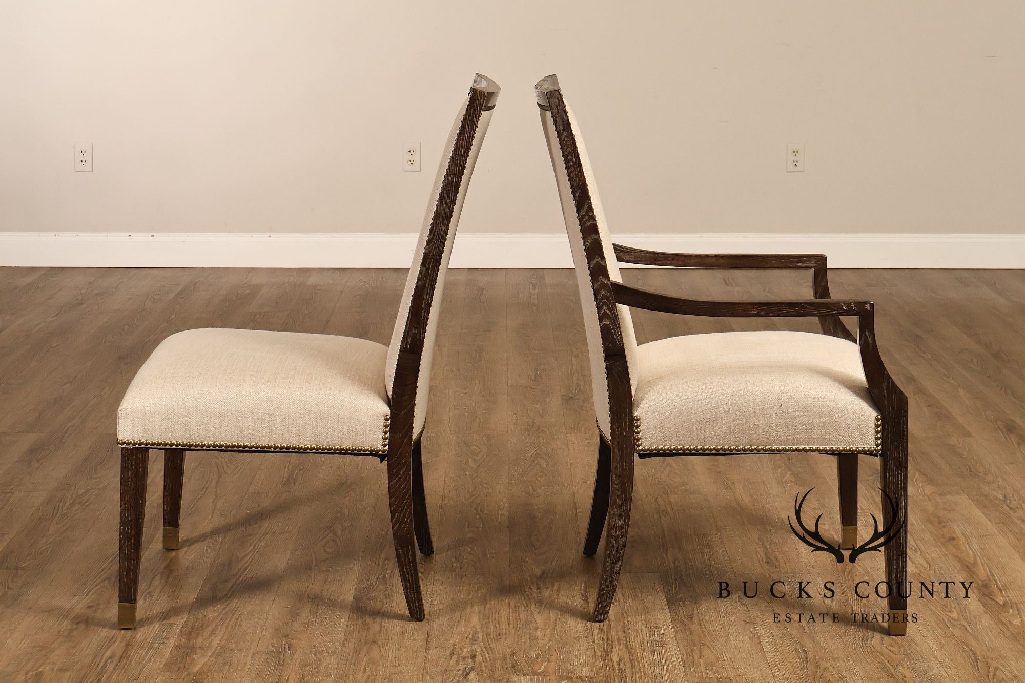Bernhardt Set Of Four Contemporary Upholstered Dining Chairs
