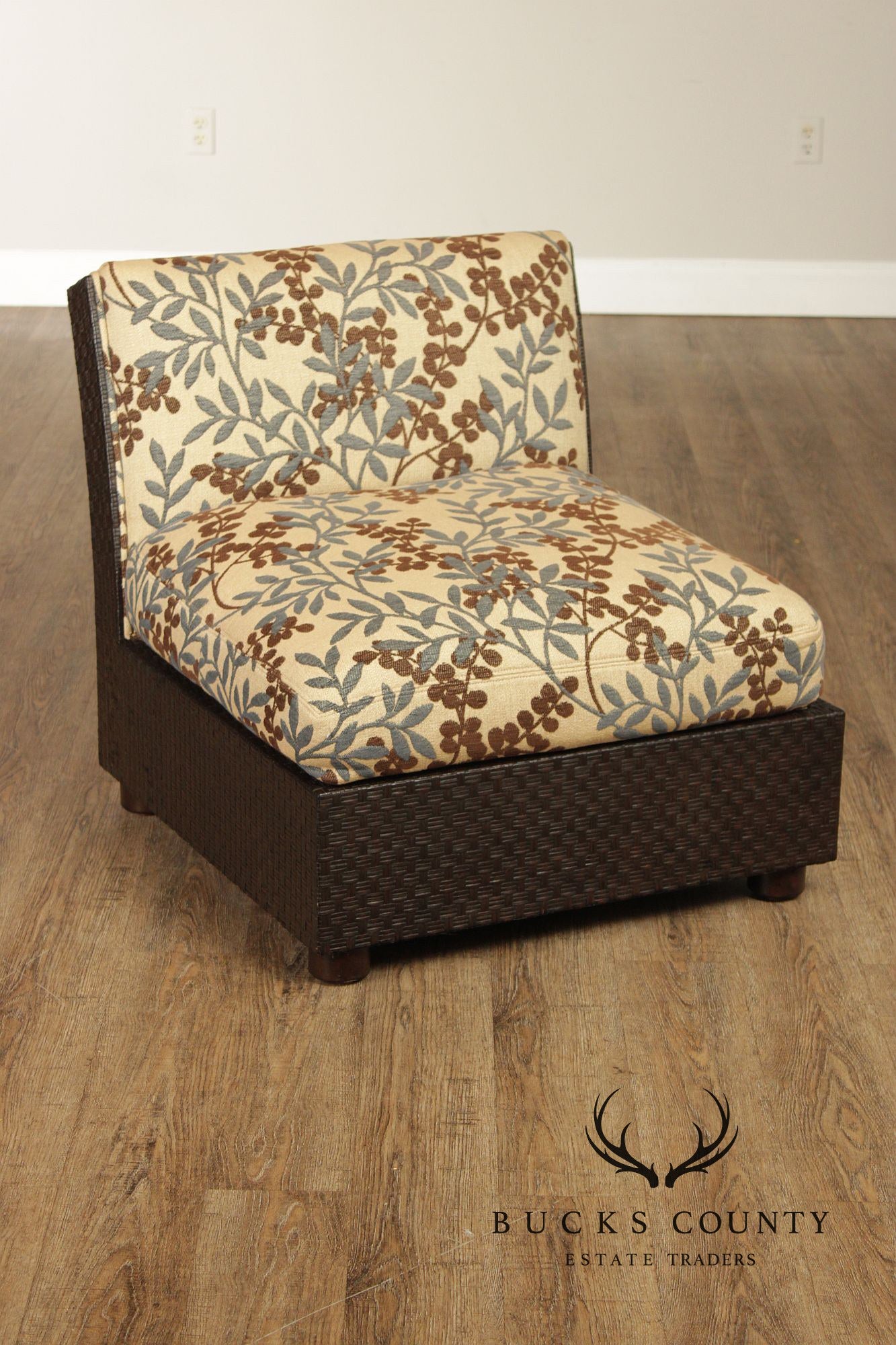 Orlando Diaz-Azcuy For McGuire Cambay Woven Wicker4 Part Sectional Sofa