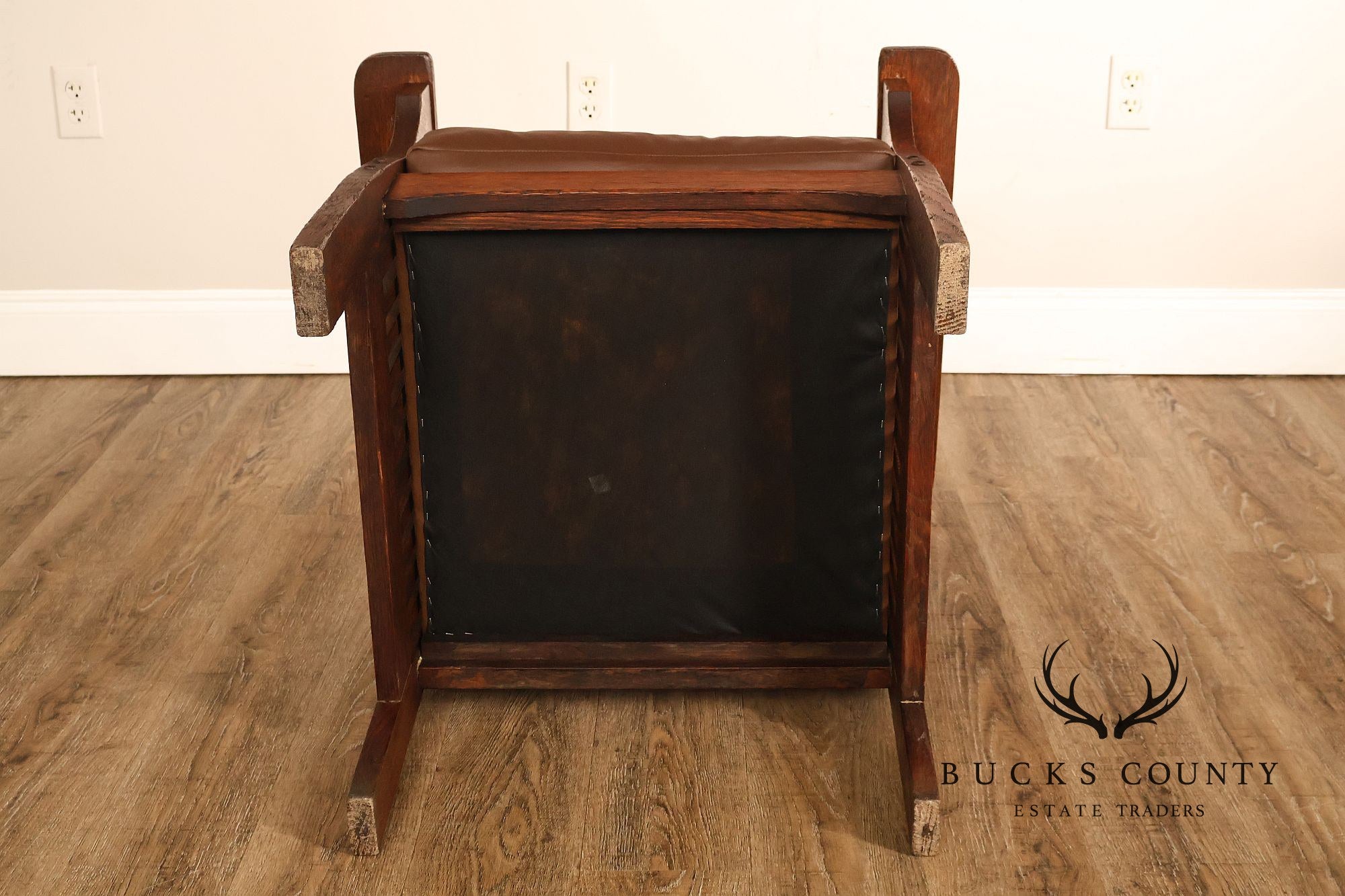 Michigan Chair Company Arts And Crafts Oak Armchair