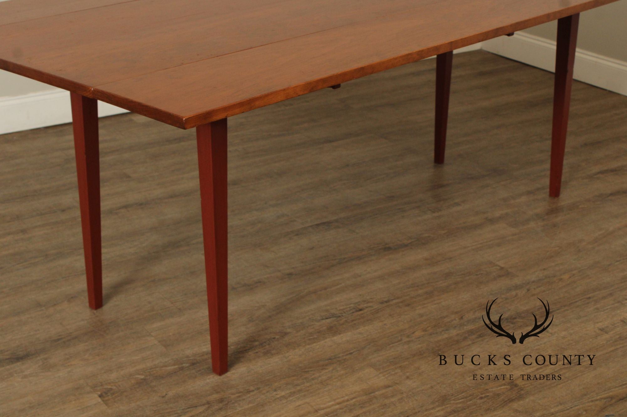 Wayne Kramer Bench Made Drop Leaf Harvest Dining Table