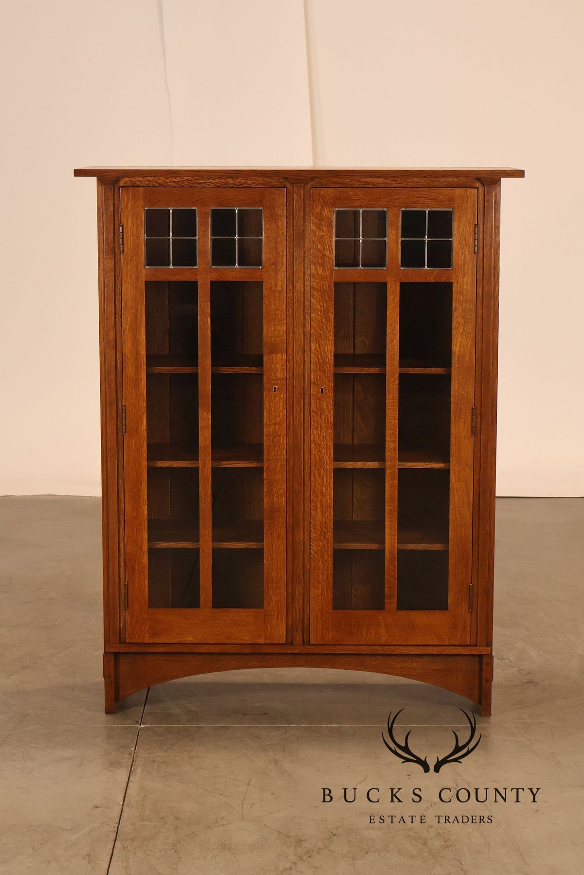 Stickley Mission Collection Harvey Ellis Oak Bookcase