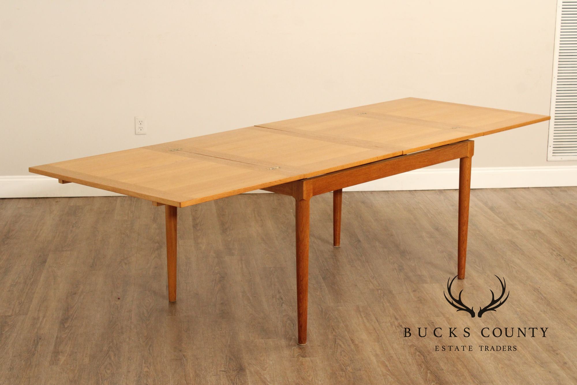 Danish Modern Extendable Dining Table