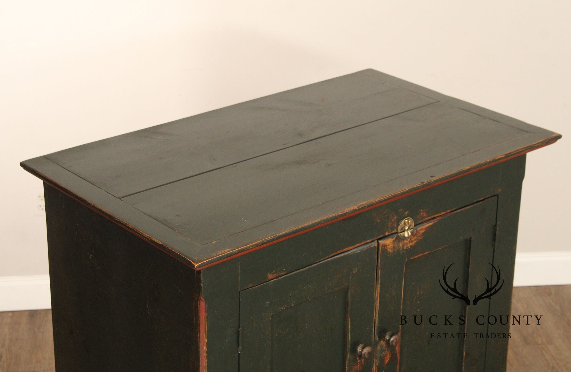 Oley Valley Reproductions Distress Painted Cupboard