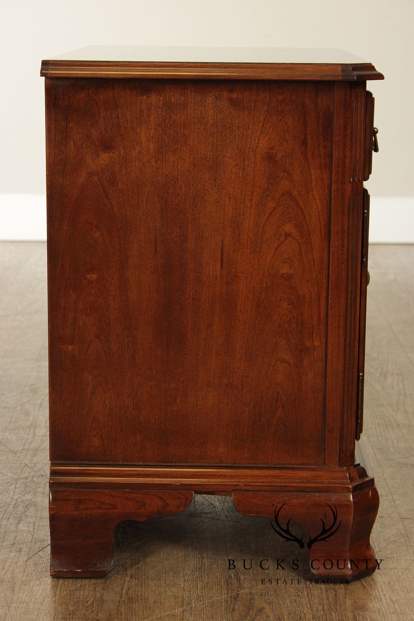 Drexel Cherry Traditional Style Pair Of Nightstands