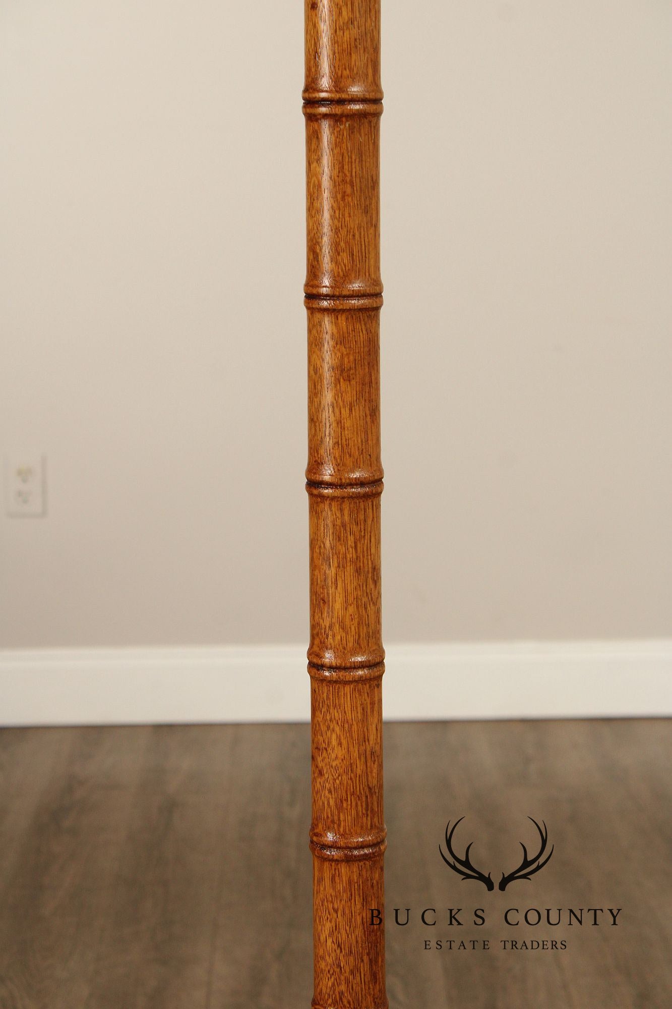 Antique Victorian Bobbin Turned Oak Hat and Coat Rack