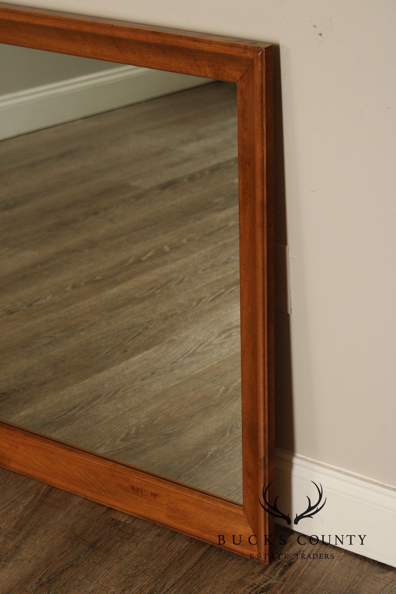 Ethan Allen Heirloom Nutmeg Maple Wall Mirror