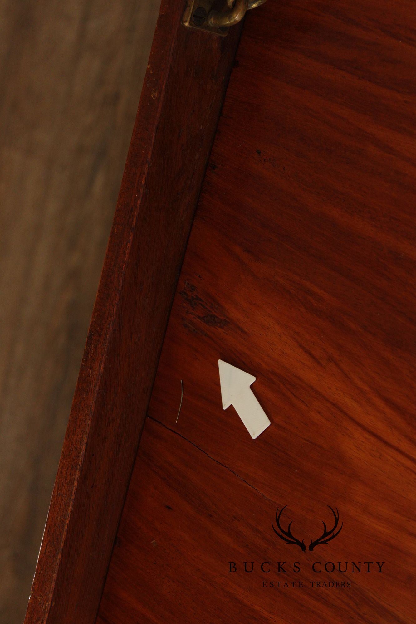 Antique Ship’s Table With Set Of Six Ship Chairs