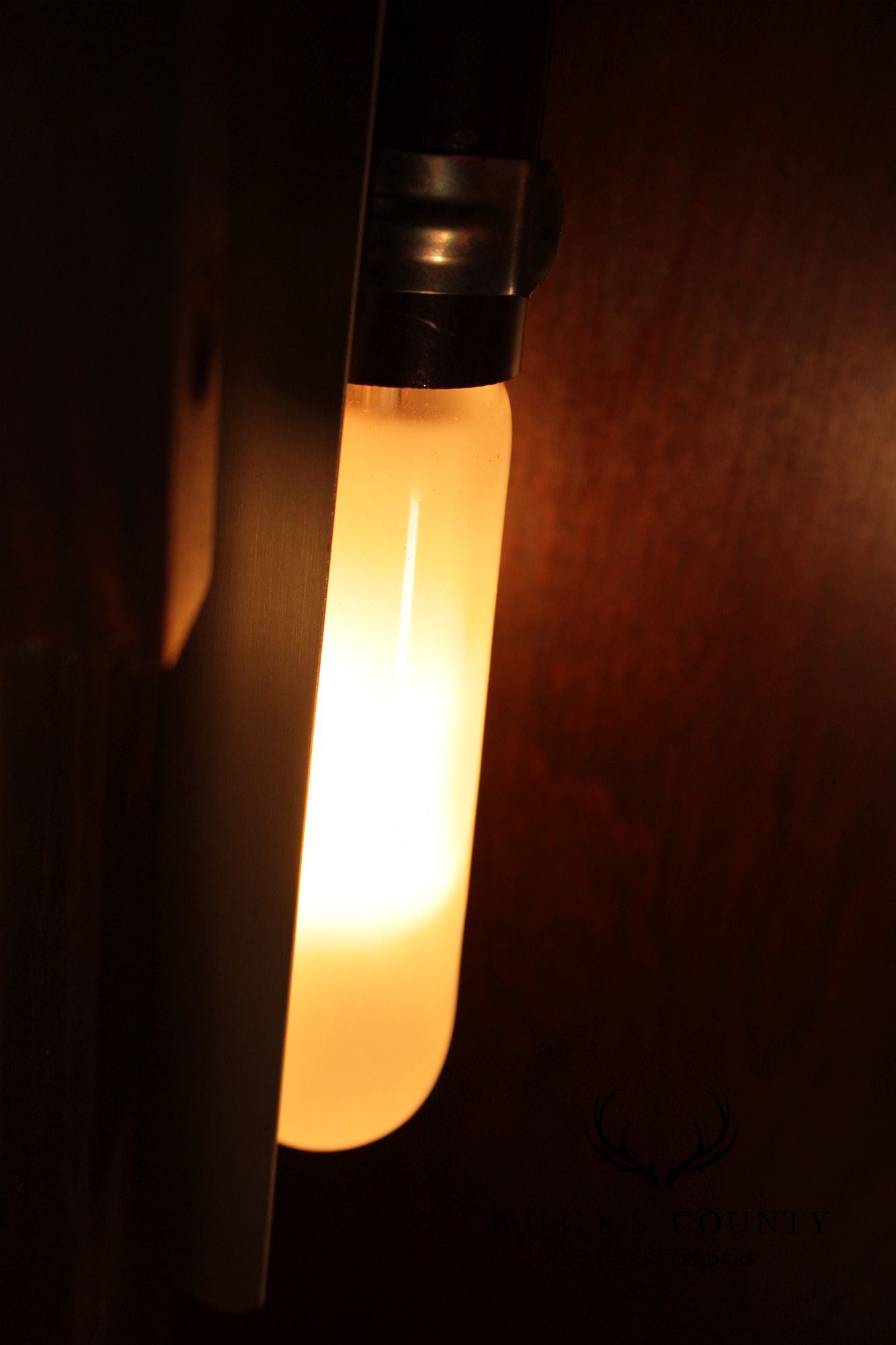 Ethan Allen Georgian Style Cherry Lighted Bookcase