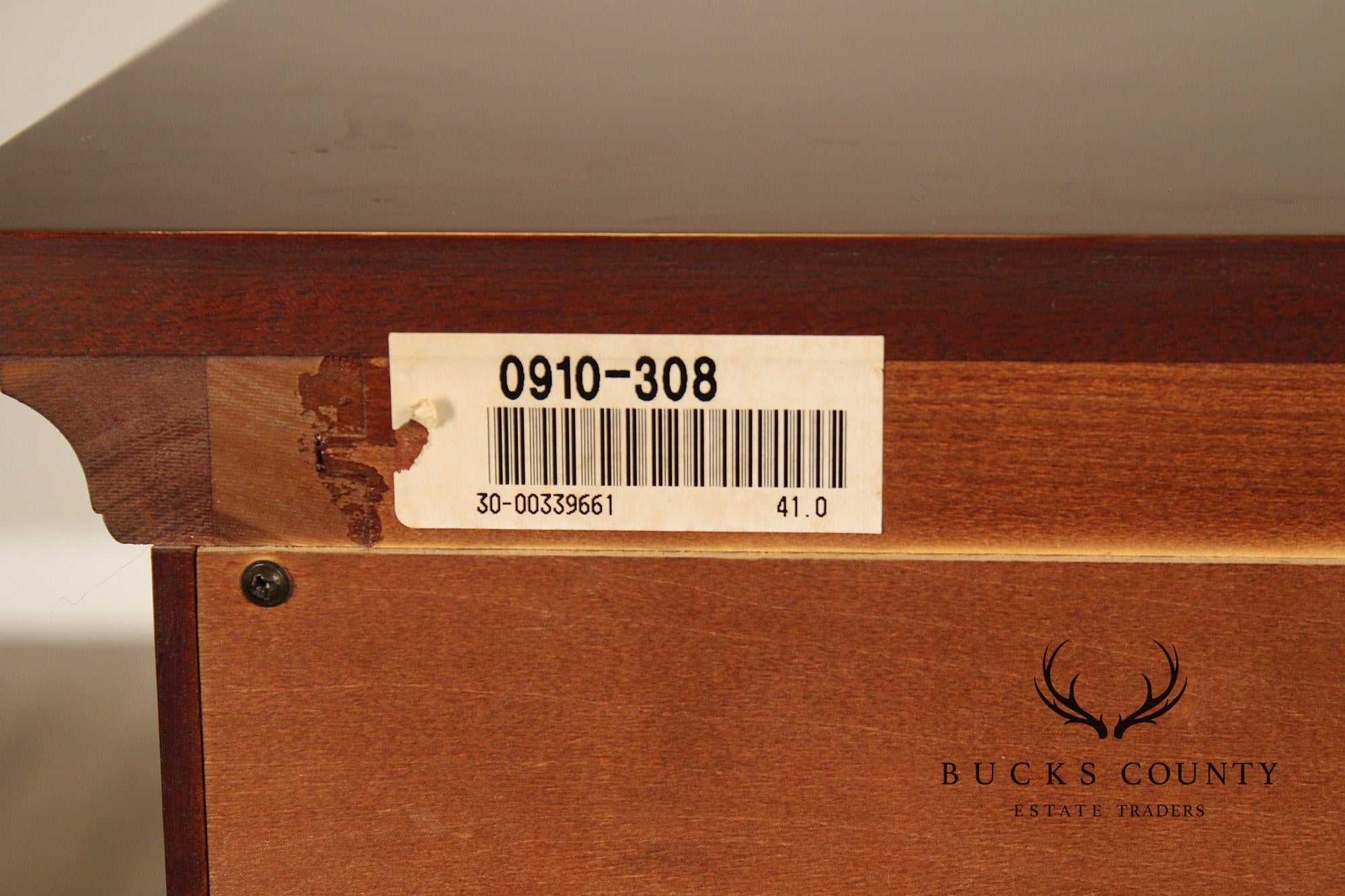 Link Taylor Chippendale Style Mahogany Chest on Chest