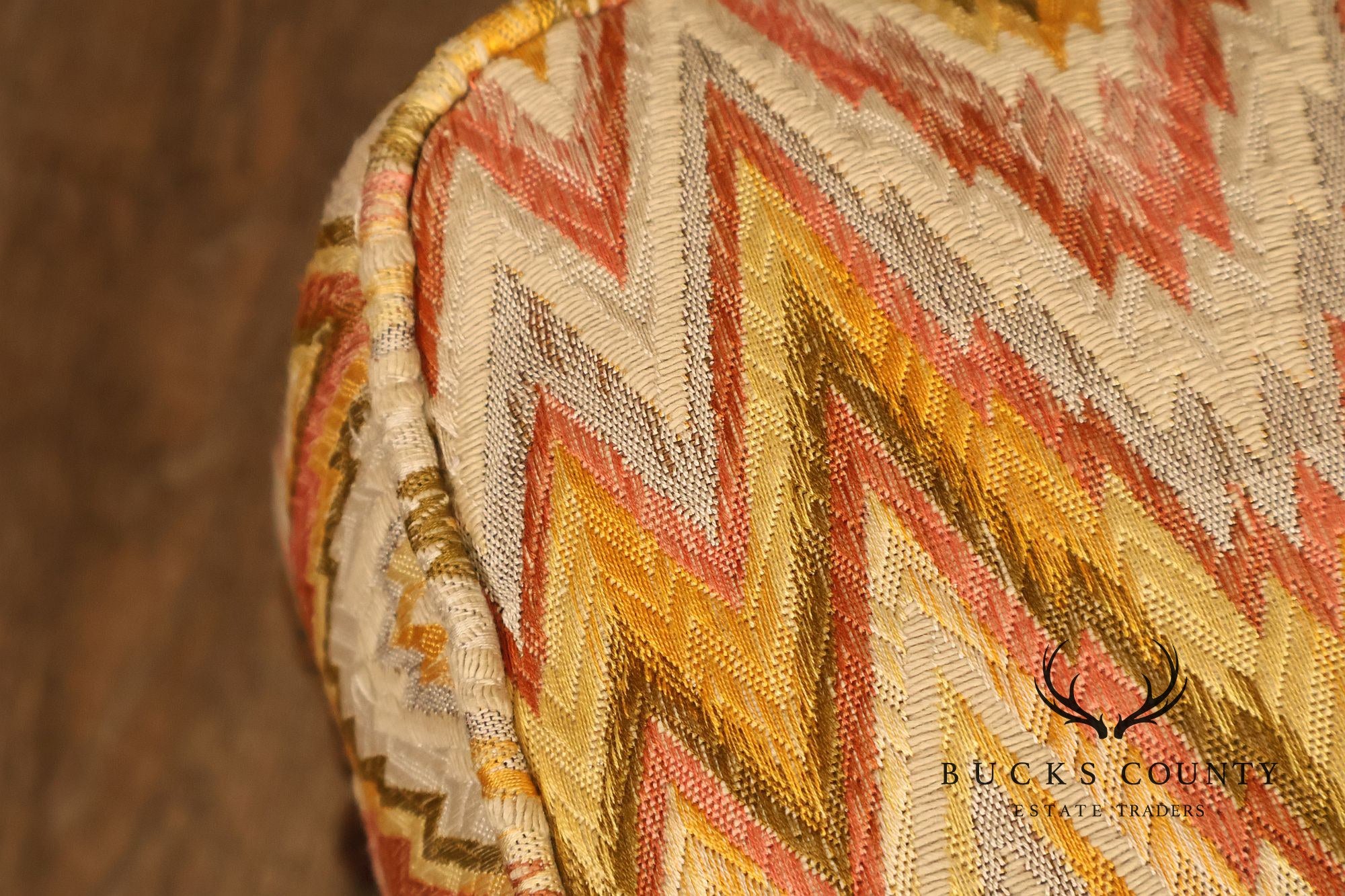 Baker Furniture Louis XV Style Wing Back Bergère Chair And Ottoman