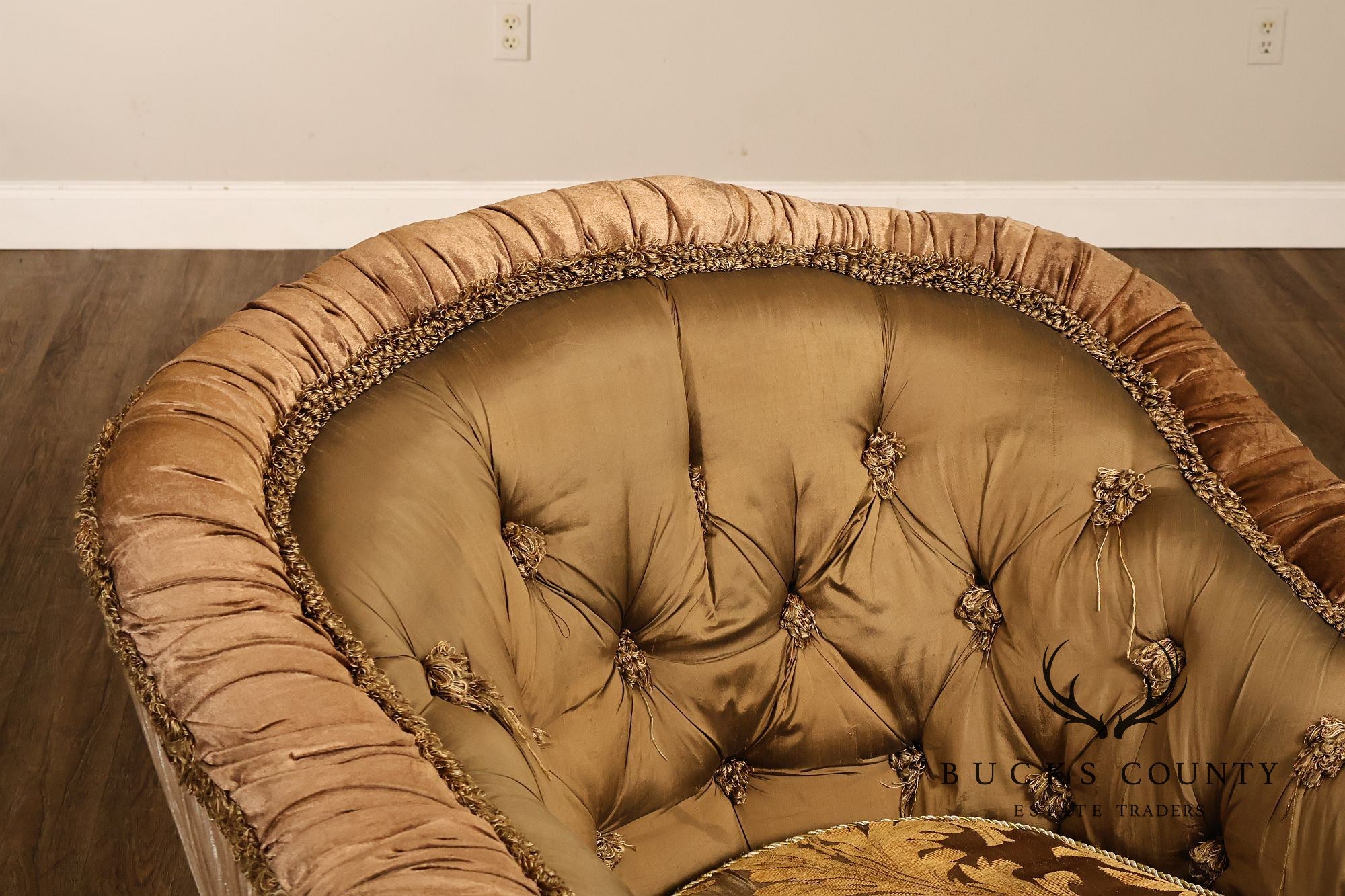 Italian Renaissance Style Upholstered Club Chair