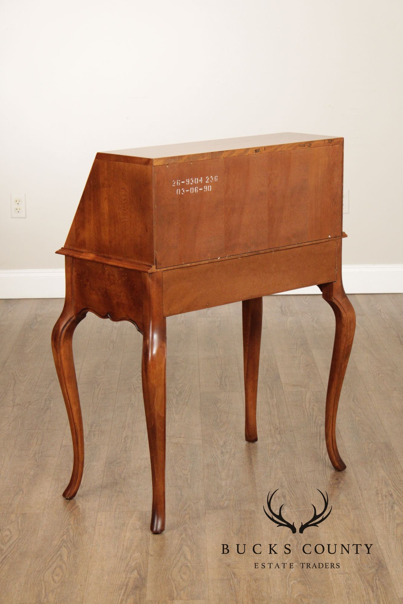 Ethan Allen 'Country French' Slant Front Maple Writing Desk