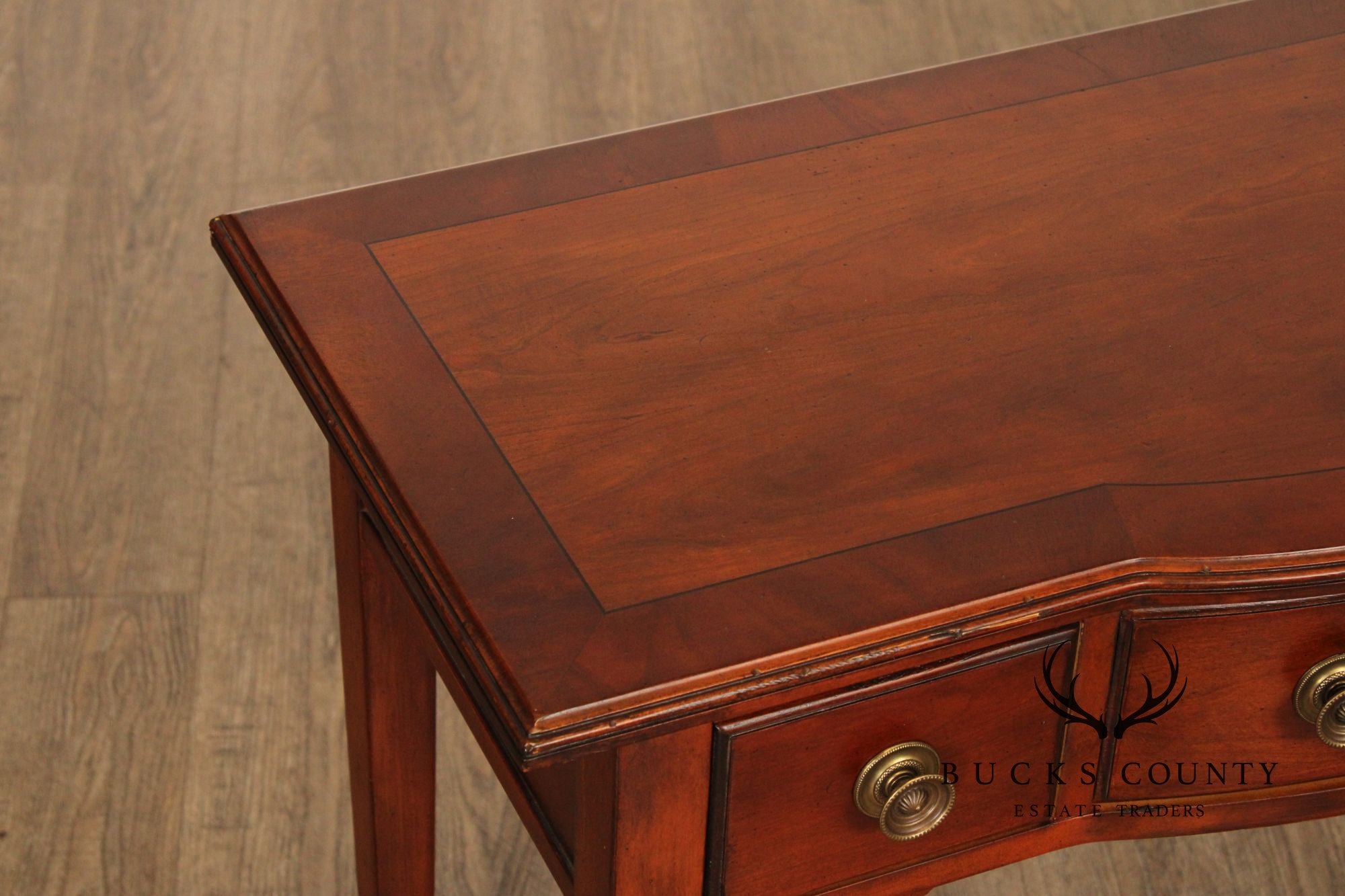 Hekman Federal Style Three Drawer Console Table