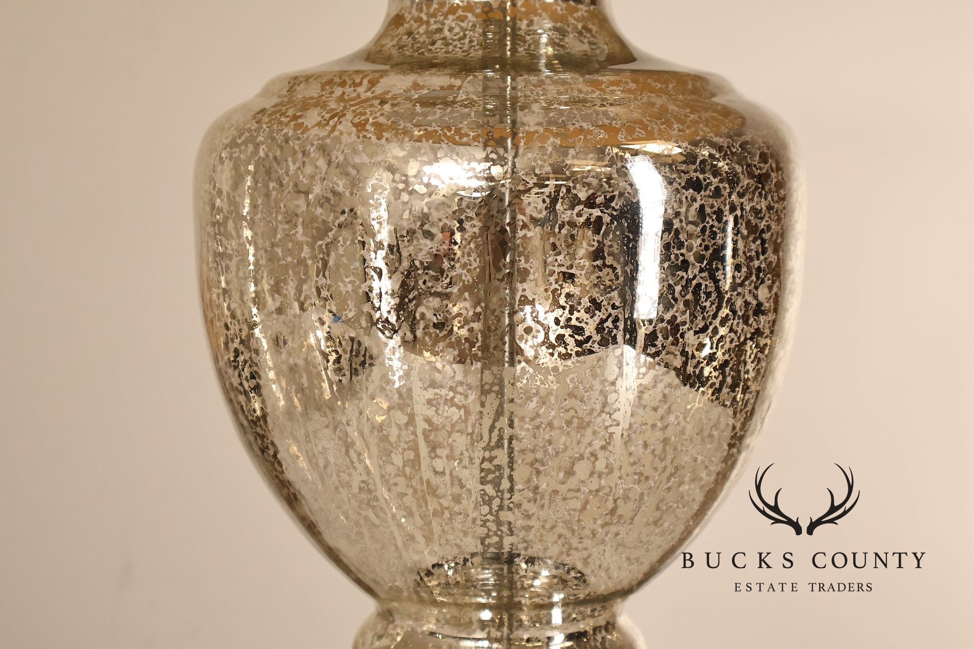 Contemporary Mercury Glass Table Lamp