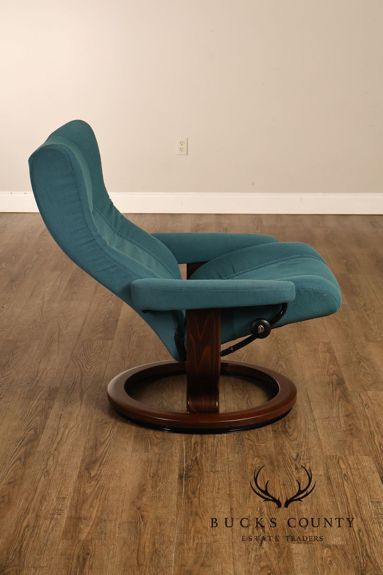 Ekornes Stressless Reclining Wing Chair and Ottoman