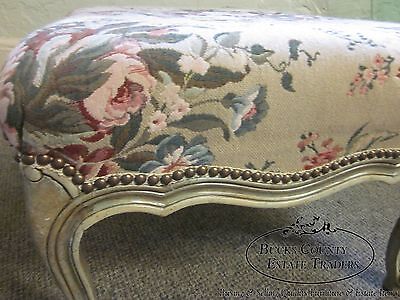 Stoneleigh Ltd. Beautiful French Louis XV Fauteuil Living Room Chair & Ottoman