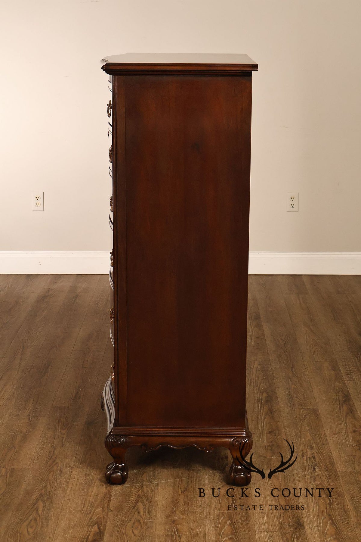 Drexel Heritage Heirlooms Collection Mahogany Tall Chest of Drawers