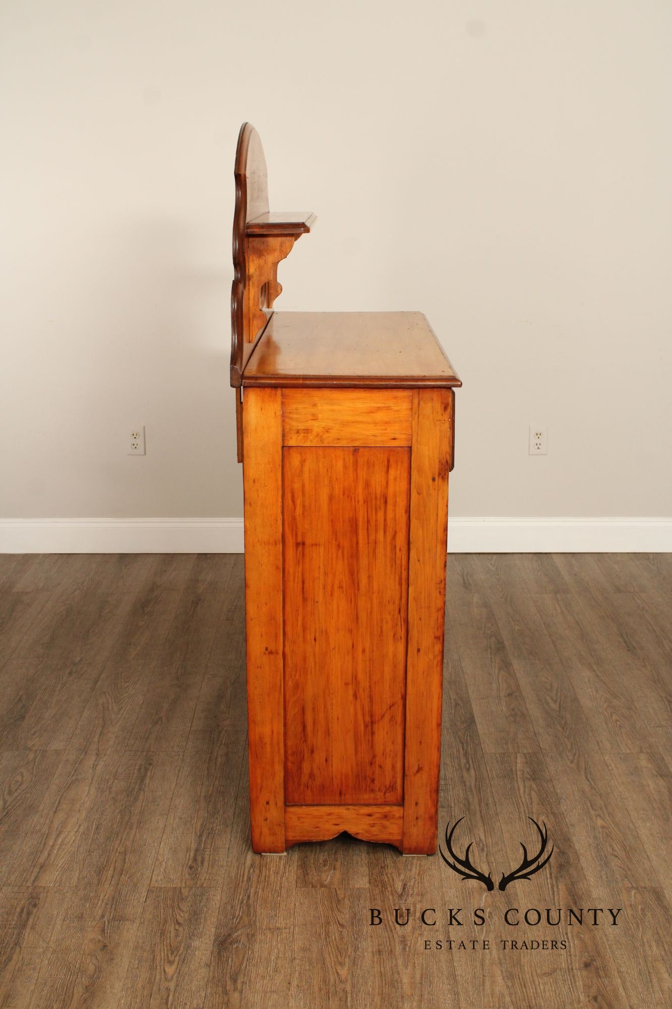 Antique Pine Jelly Cupboard Cabinet