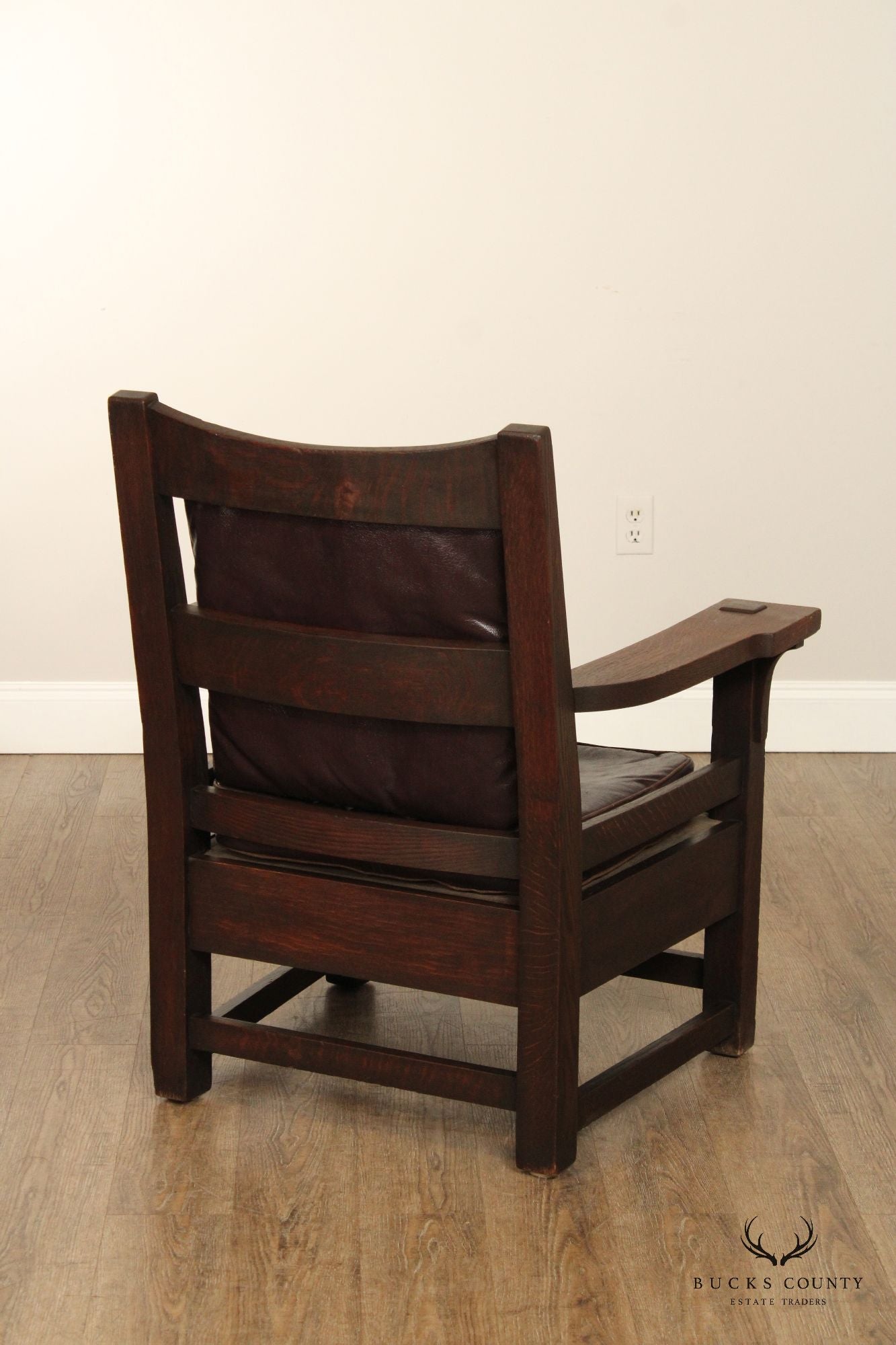 Antique Mission Oak Lounge Chair