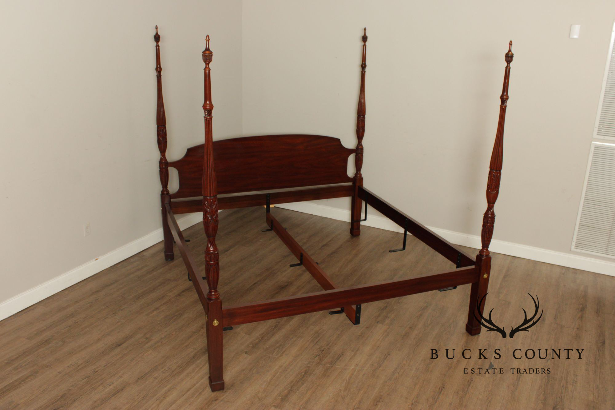 Henkel Harris Mahogany King Size Poster Bed