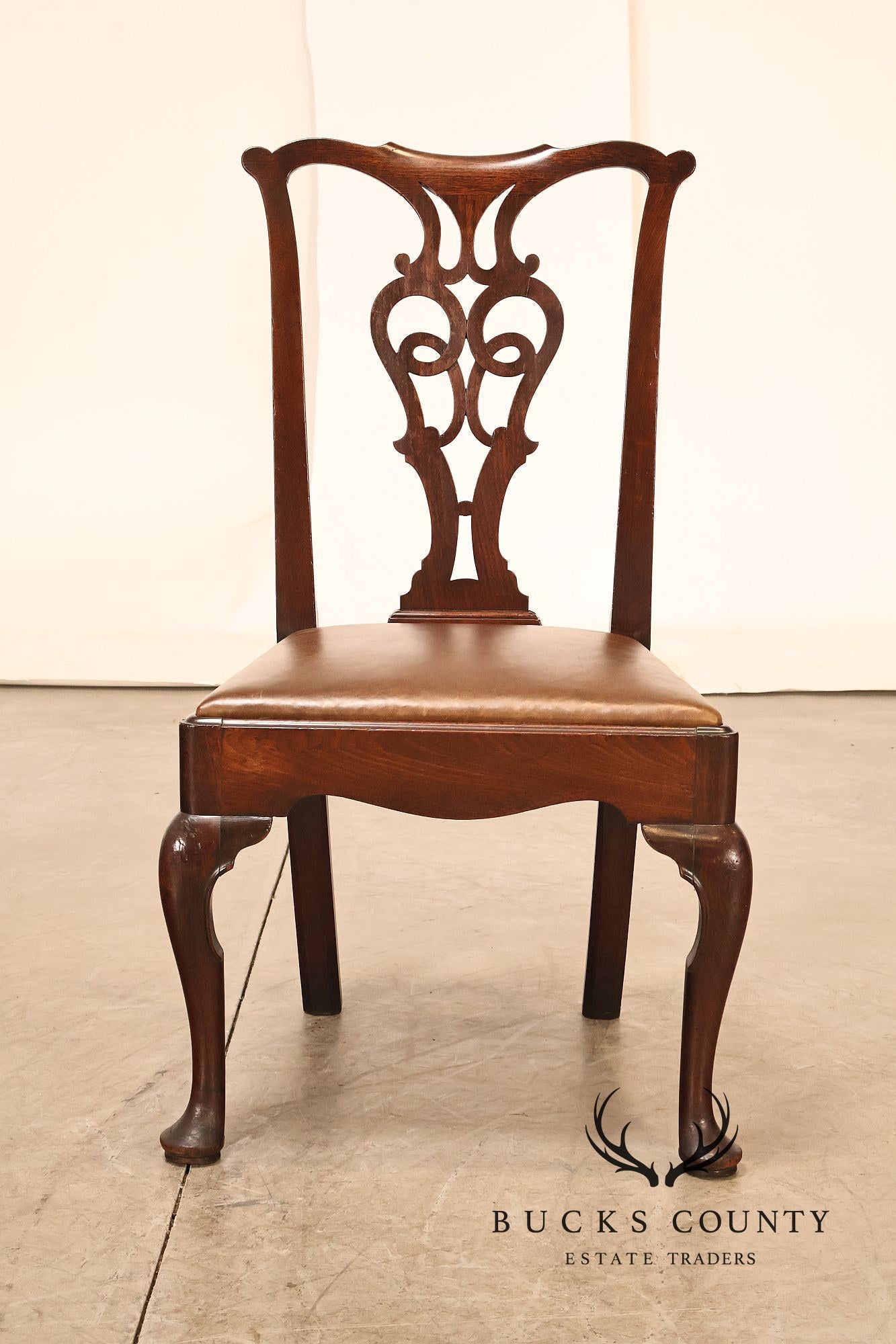 Georgie III Style Antique Set of Six Mahogany Dining chairs