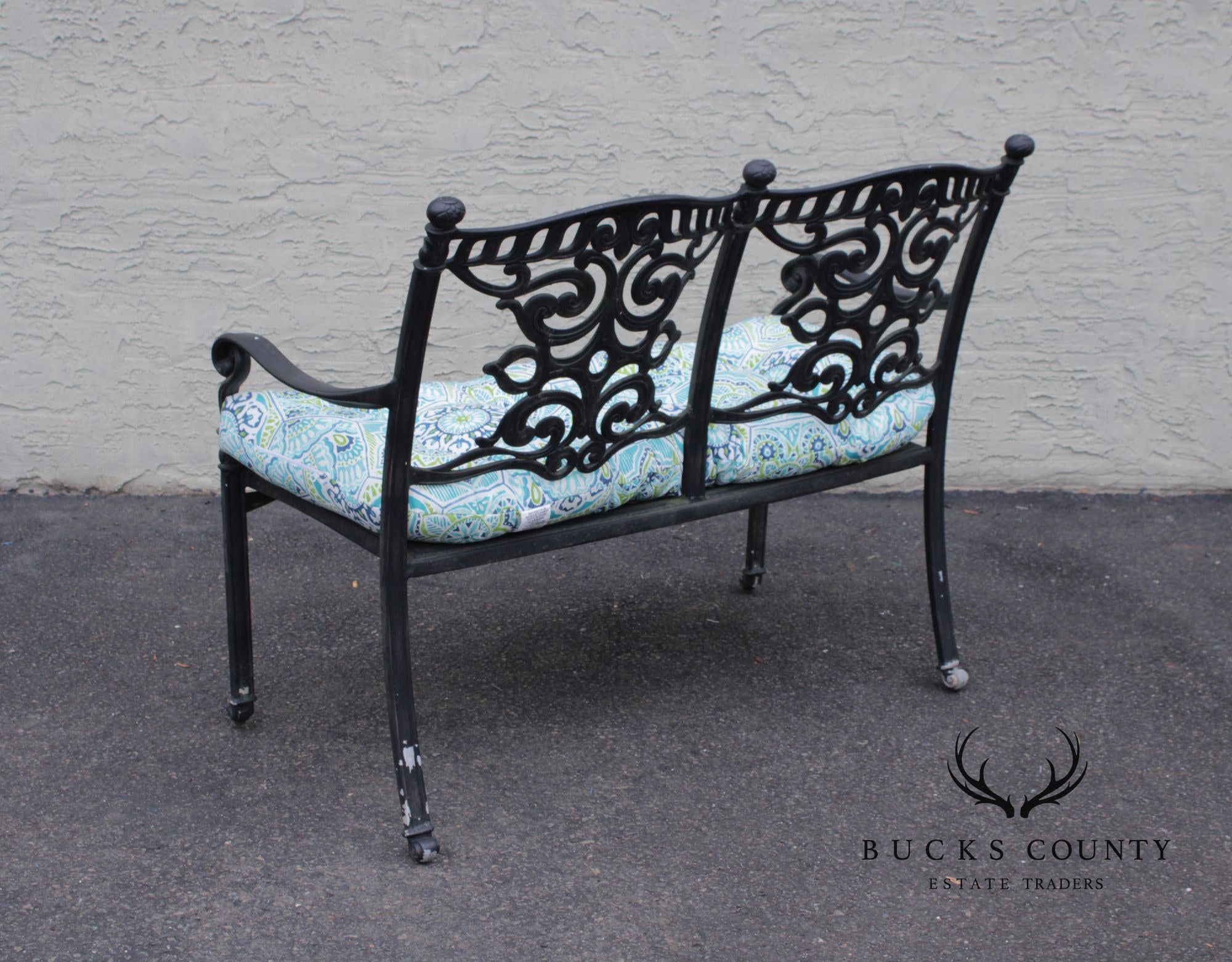 Quality Cast Aluminum Outdoor Patio Settee