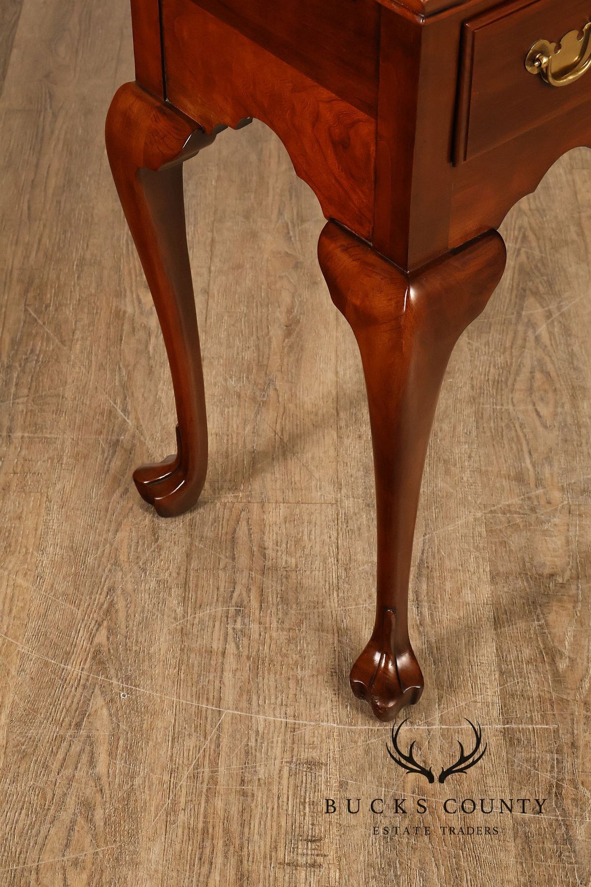 Statton Chippendale Style Cherry Console Table