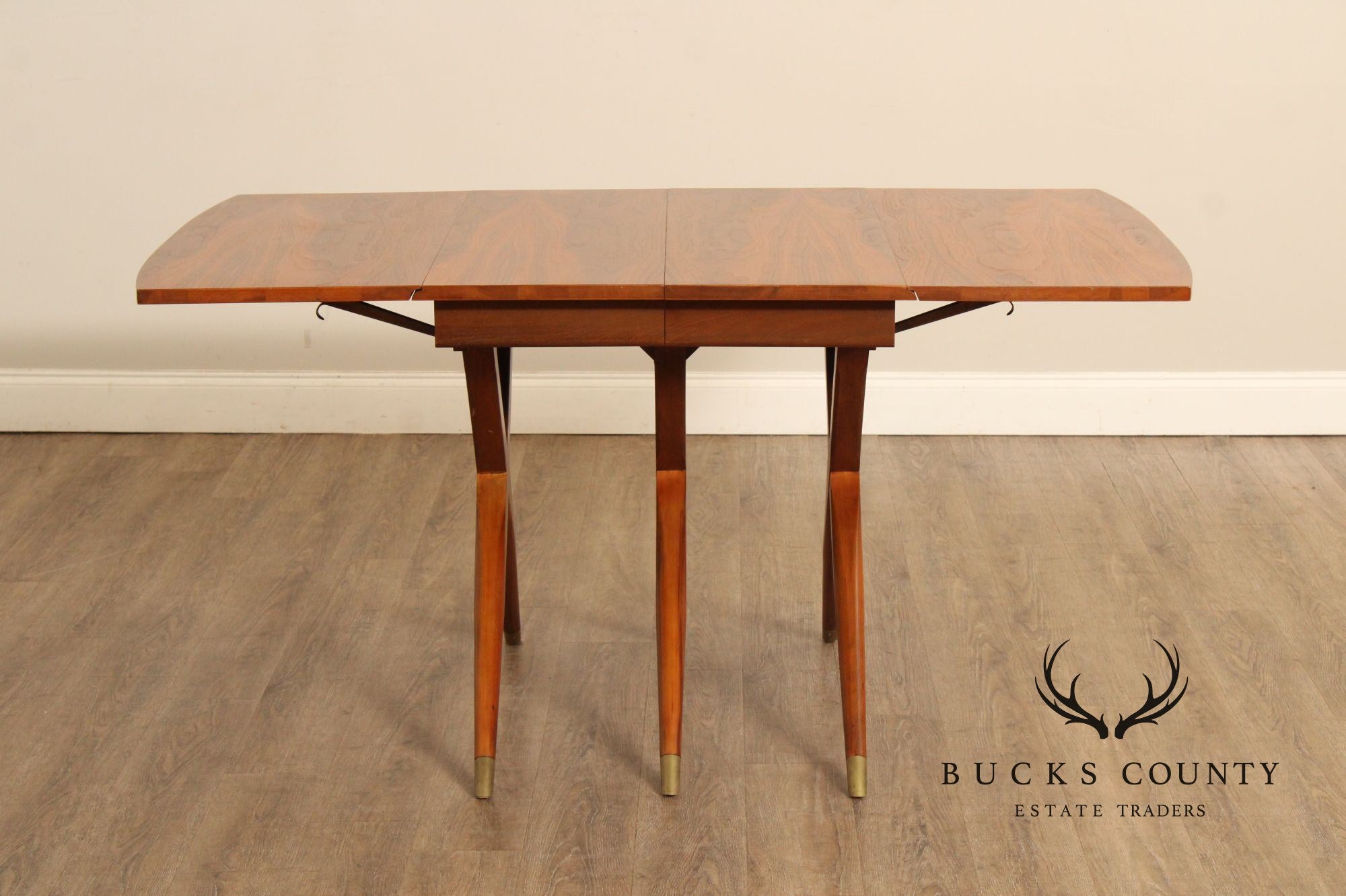 Craddock Mid Century Modern Drop Leaf Dining Table