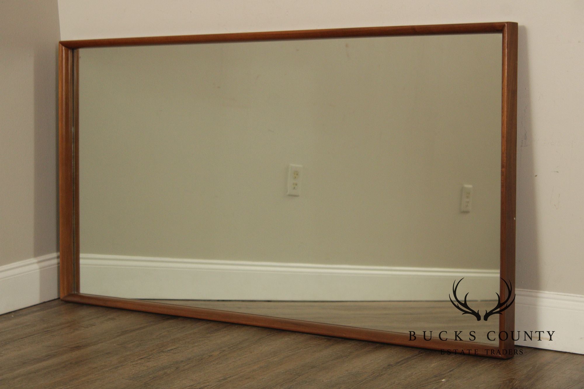 Mid Century Modern Walnut Dresser Mirror