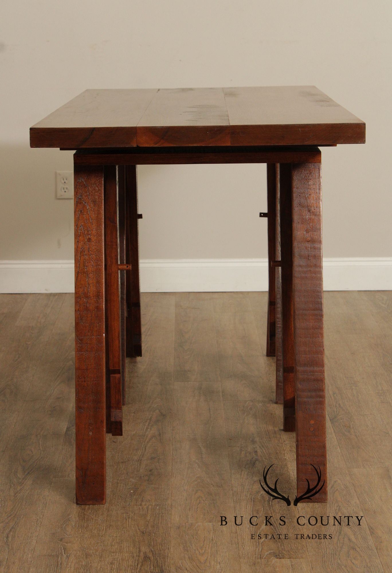 Industrial Style Sawhorse Work Table