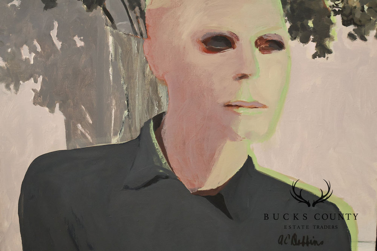 Anne Cooper Dobbins Oil Painting, 'A Pale Lady'