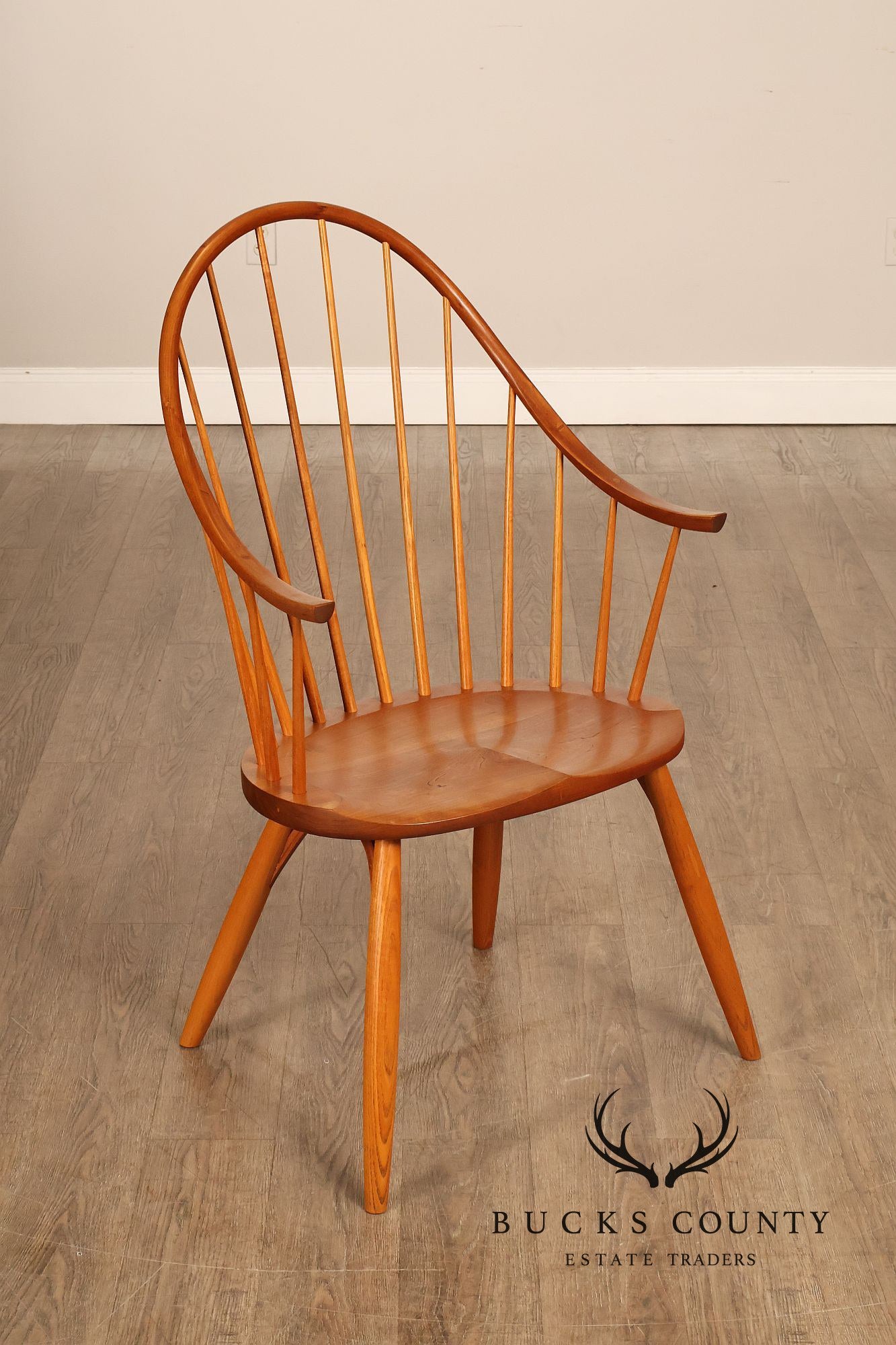 Thomas Moser Set Of Eight Continuous Arm Dining Chairs