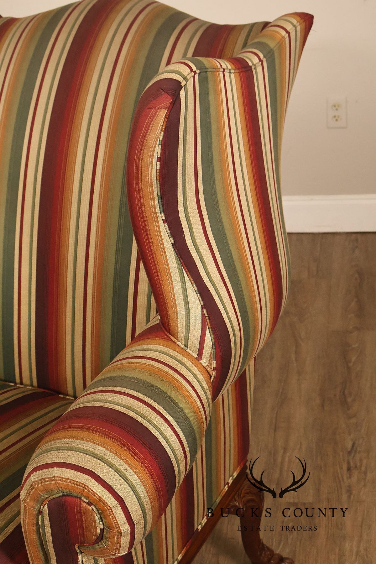 Henredon Historic Natchez Collection Oversized Wing Chair
