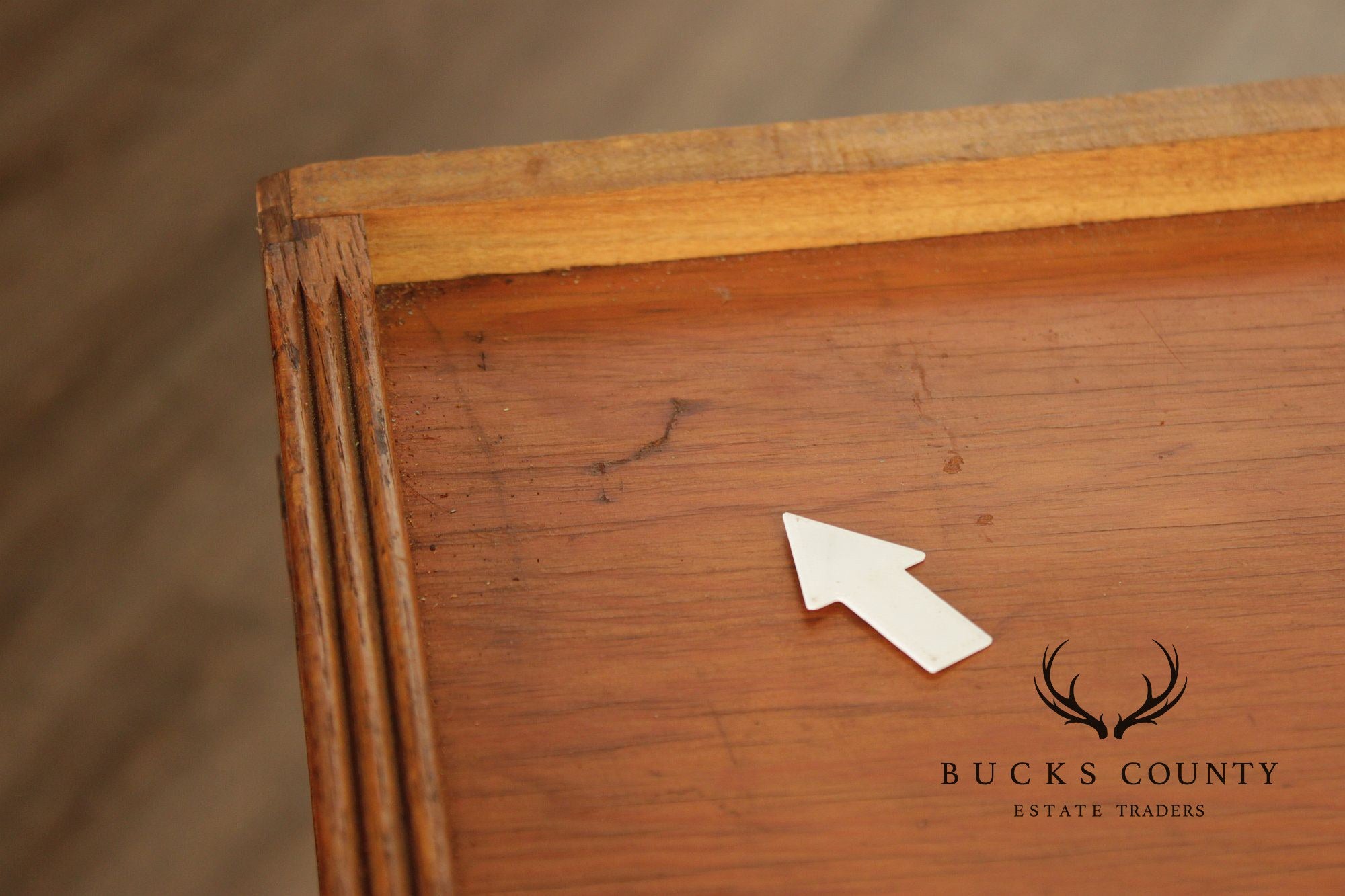 Antique Oak Printer's File Cabinet