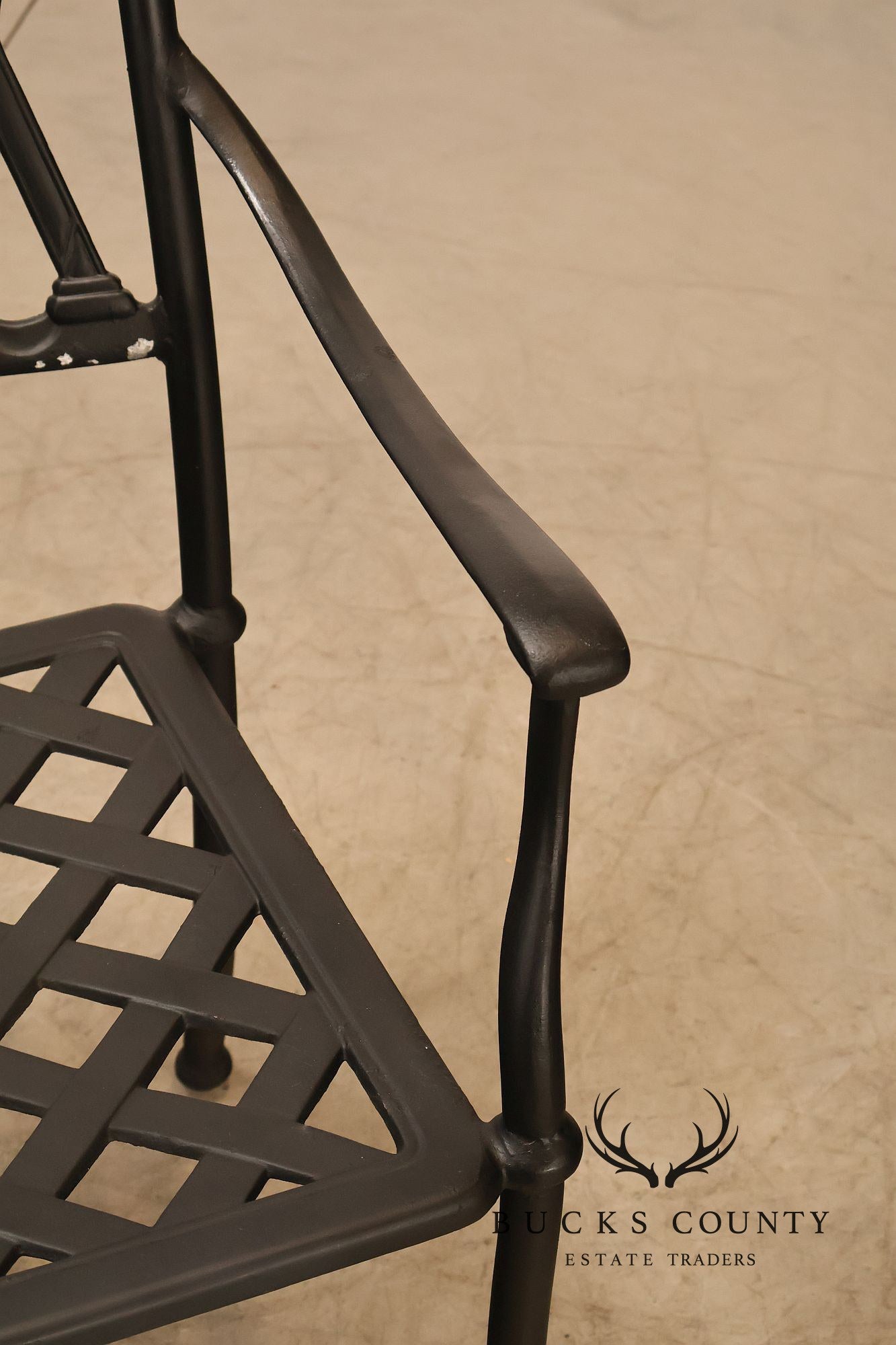 Hanamint Set Of 6 Cast Aluminum Patio Dining Chairs