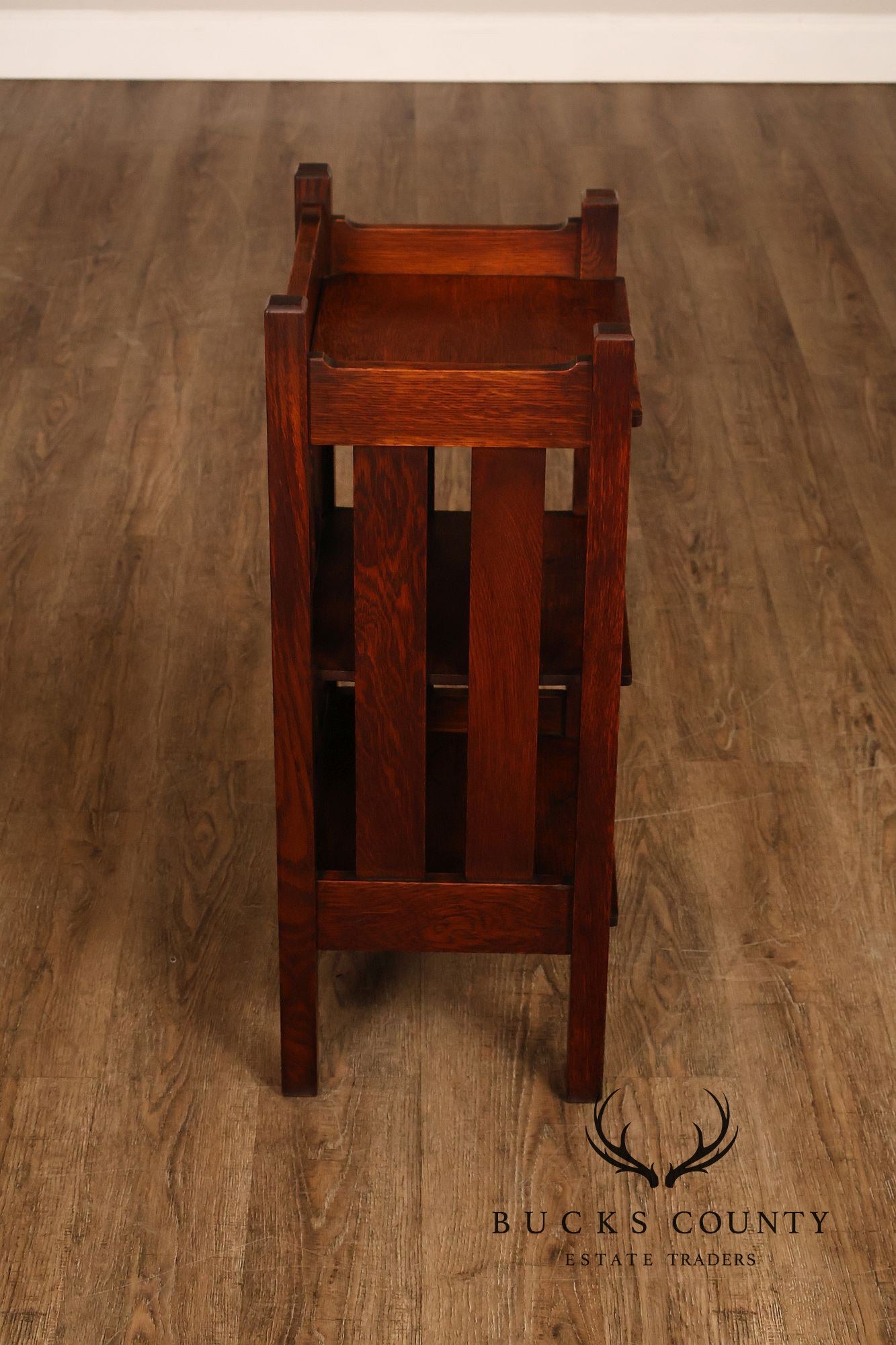 Stickley Brothers Antique Mission Oak Magazine Stand Bookcase