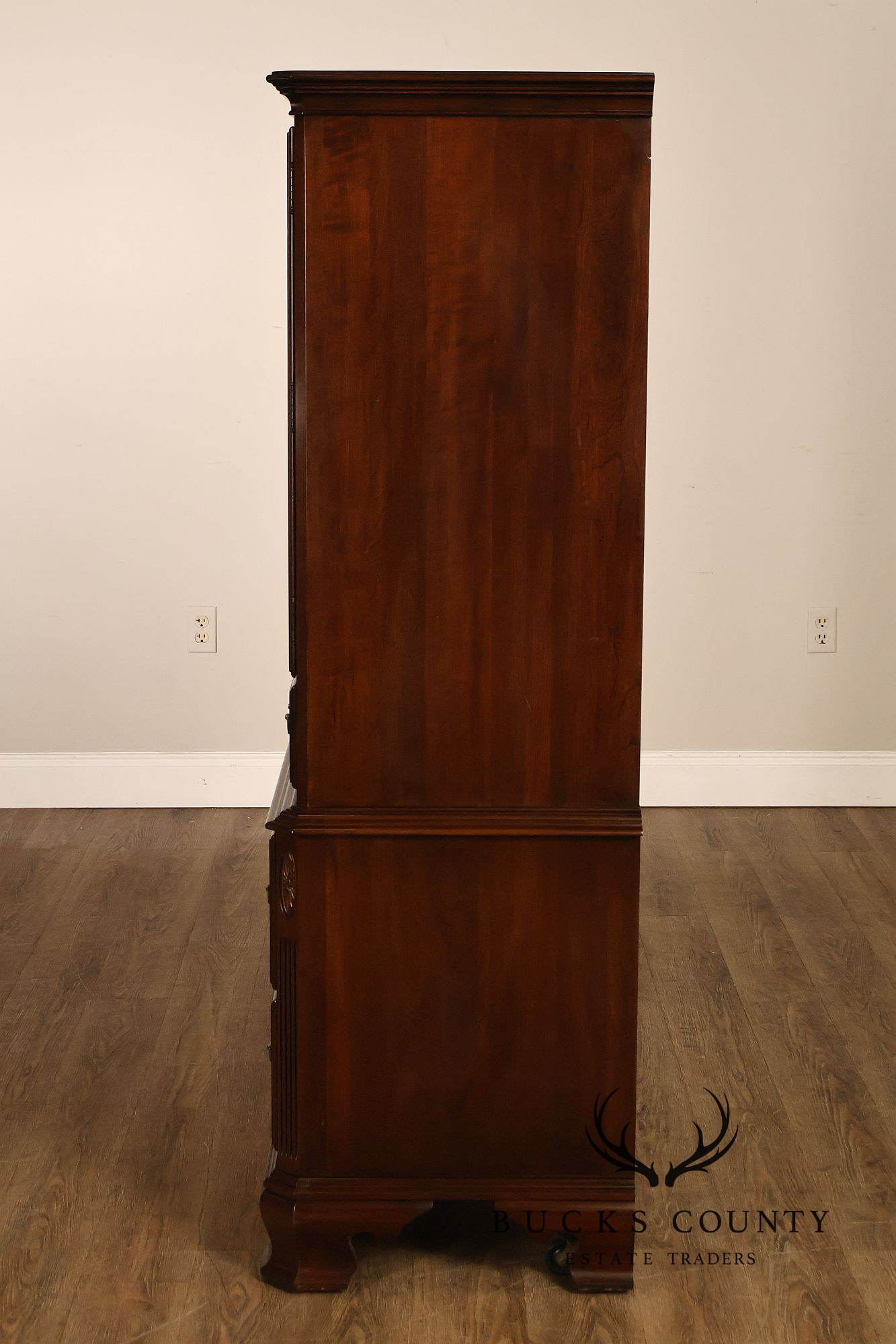 Ethan Allen Georgian Court Cherry Gentleman's Chest Armoire
