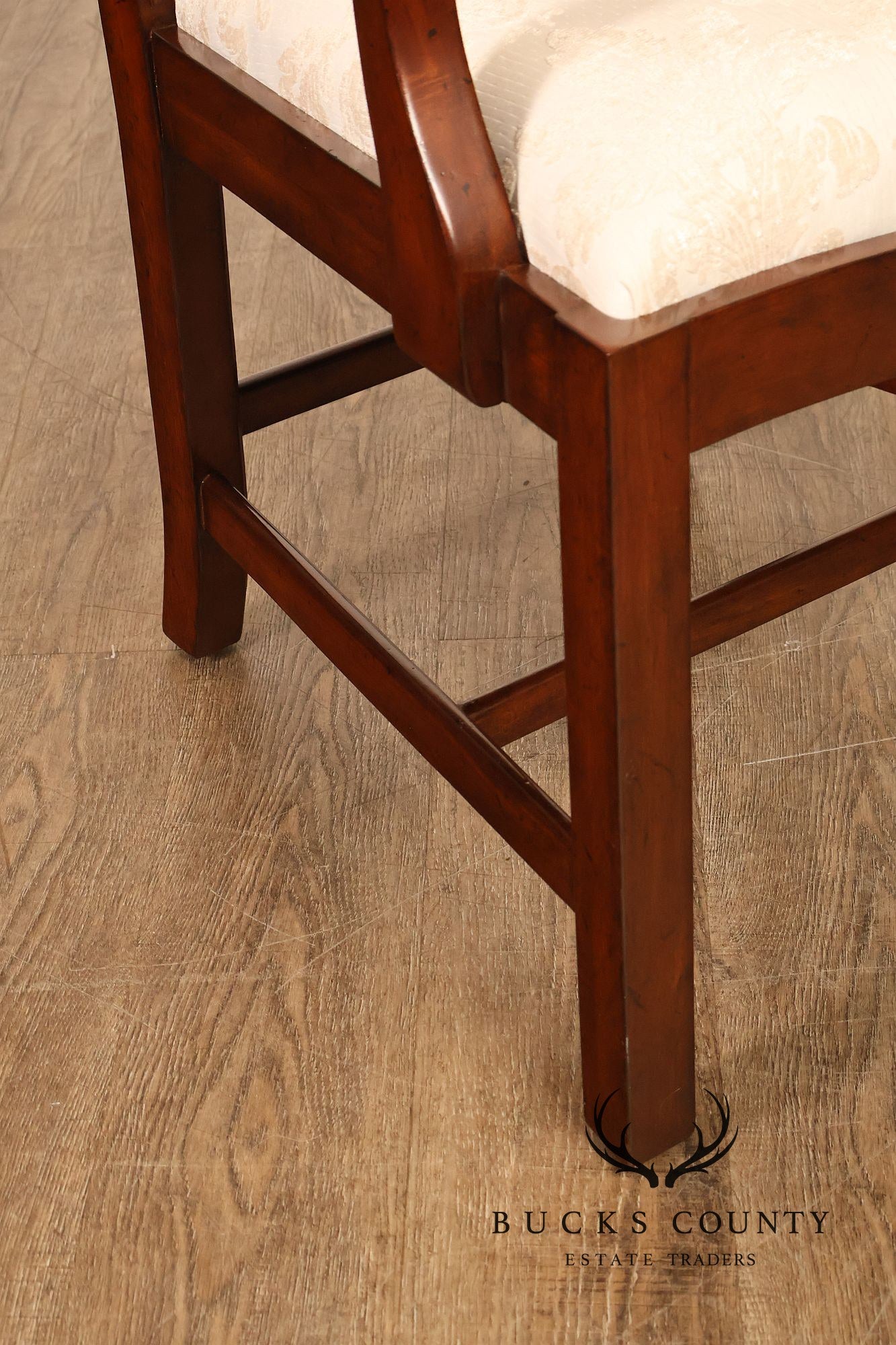 Scarborough House Chippendale Style Pair Of Mahogany Armchairs