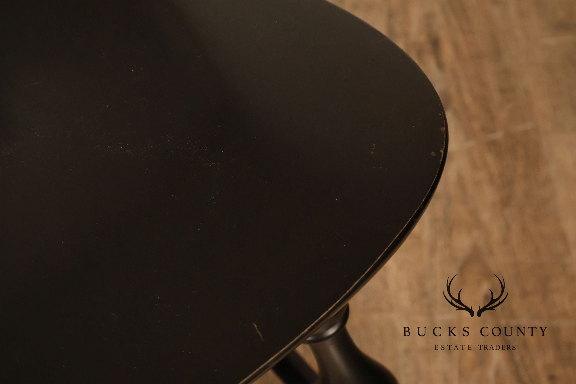 Nichols And Stone Set Of Six Black Windsor Dining Chairs