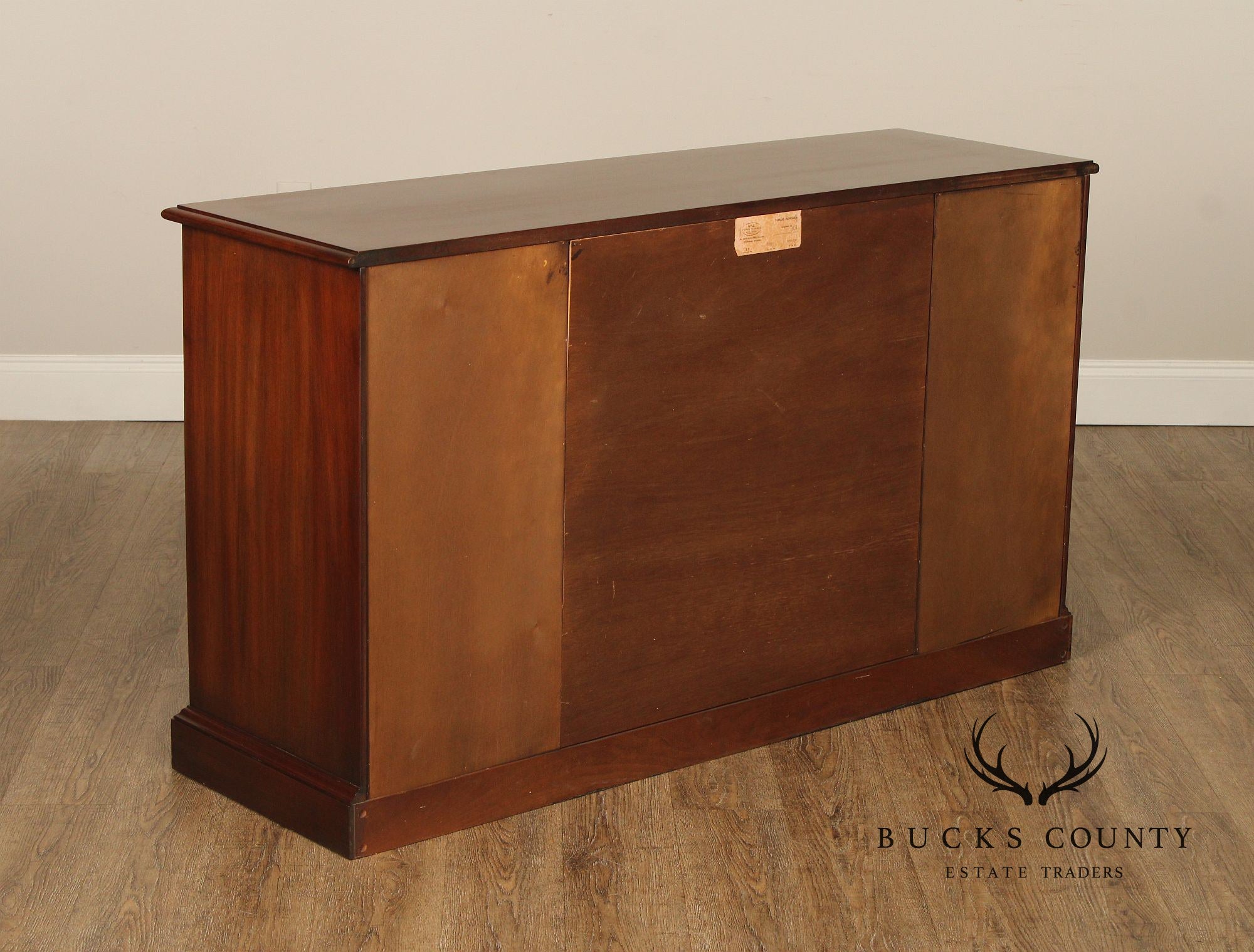 Henkel Harris Georgian Style Inlaid Mahogany Sideboard