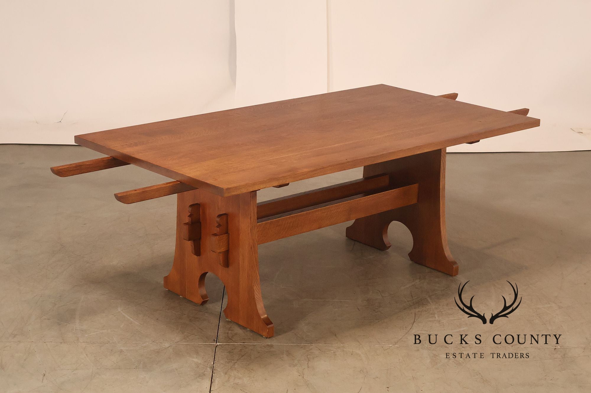 Stickley Mission Collection Oak Extension Dining Table