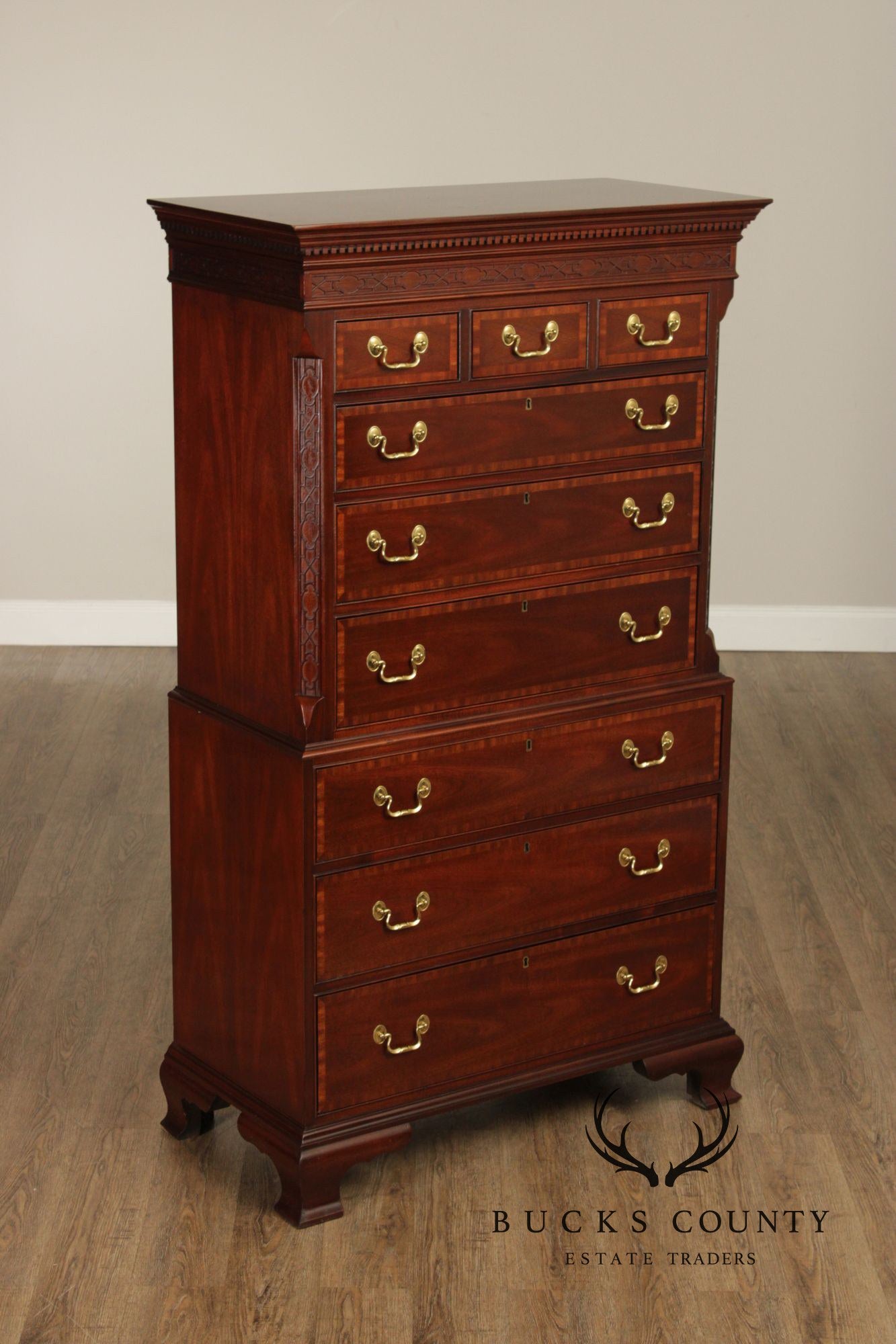 COUNCIL CRAFTSMAN CHIPPENDALE TALL CHEST