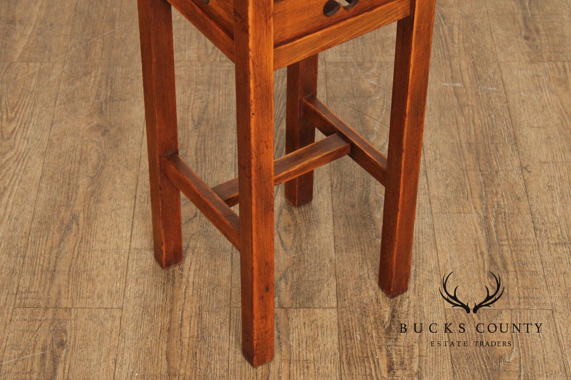 Antique Arts and Crafts Plant Stand
