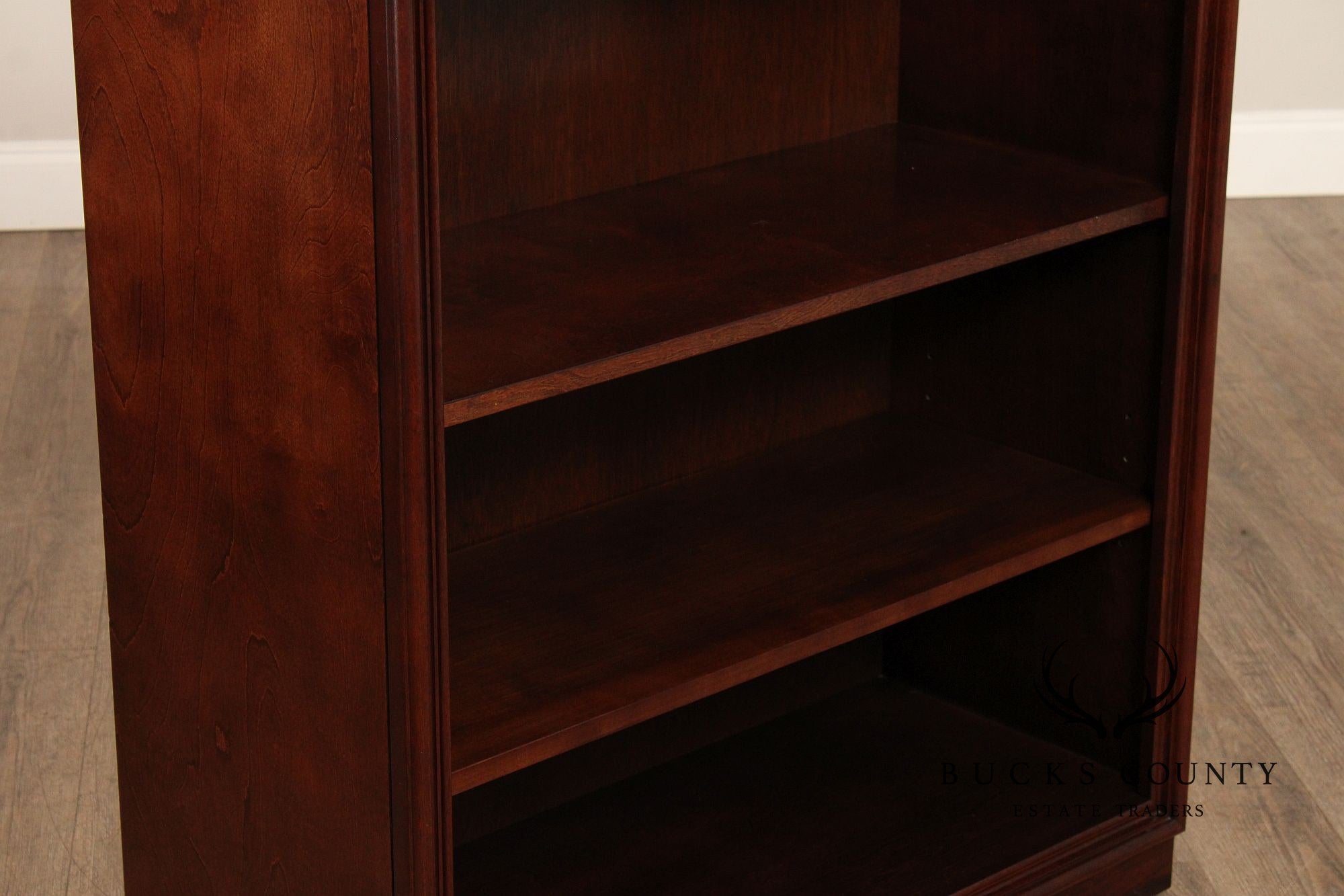 Sligh Traditional Mahogany Tall Open Bookcase