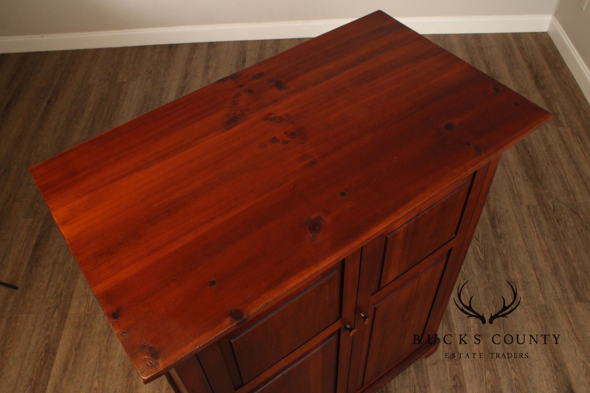 William Draper Farmhouse Pine Storage Cupboard